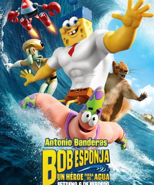 ▷ Bob Esponja: Un héroe fuera del agua (2015) (Pelicula) [Español Latino] [MG-MF] ✔️