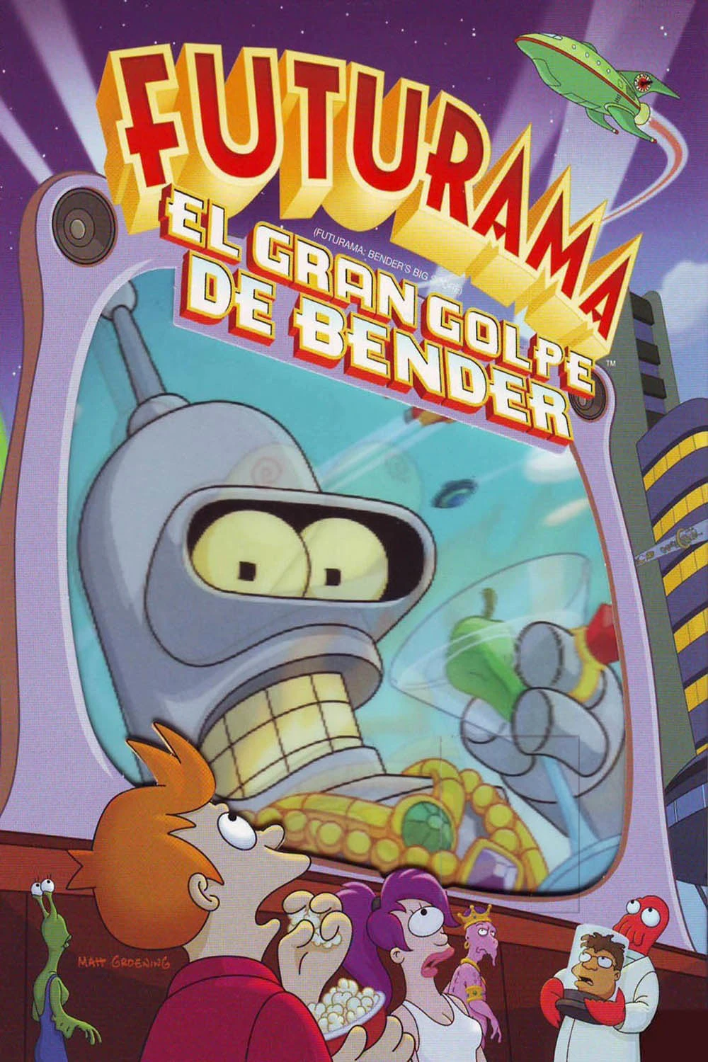 Futurama: El Gran Golpe de Bender (2007) Película [1080p] Latino [2026]