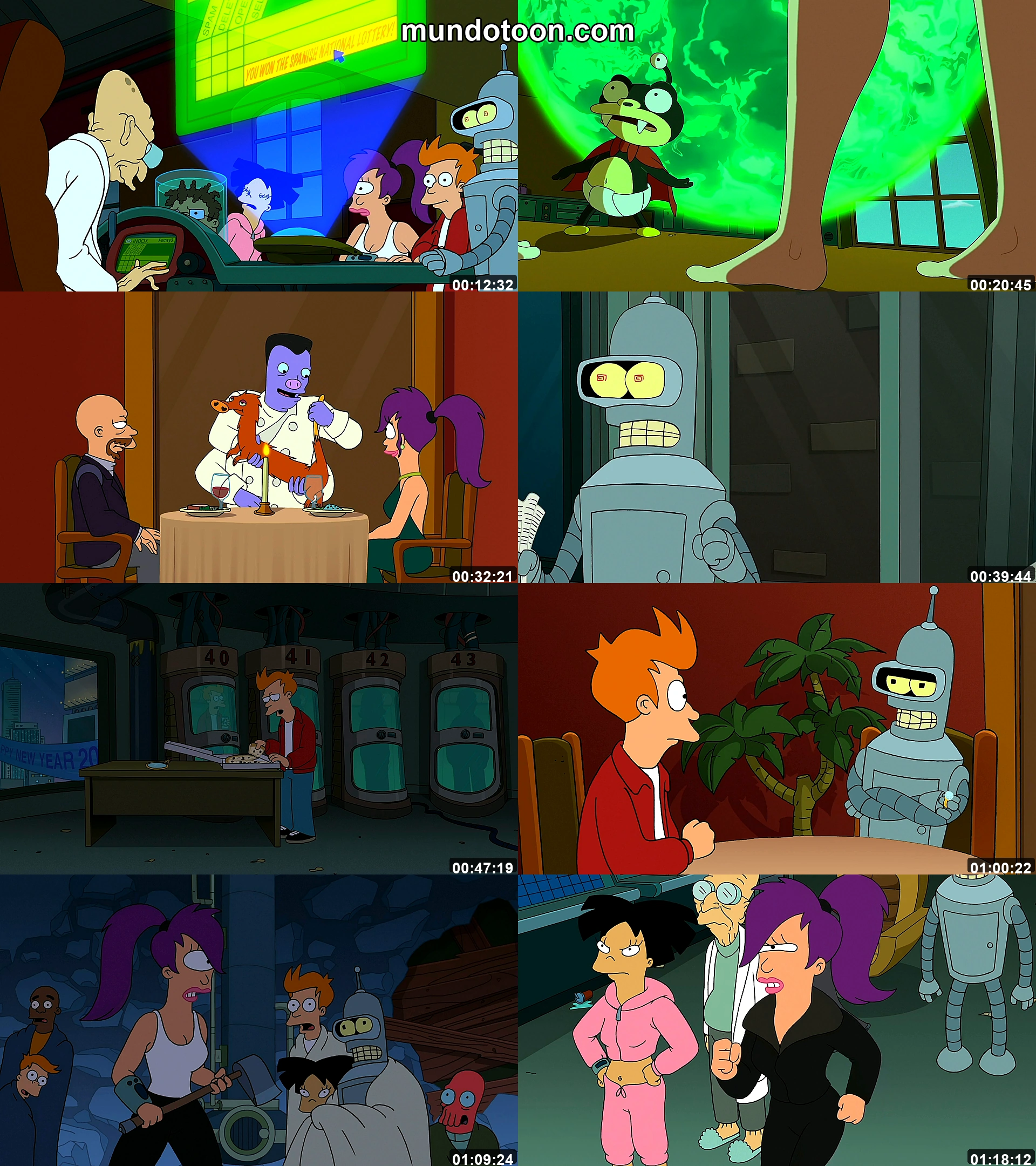 Captura 1 de Futurama: La gran estafa de Bender - Audio Español Latino 1080p Completa