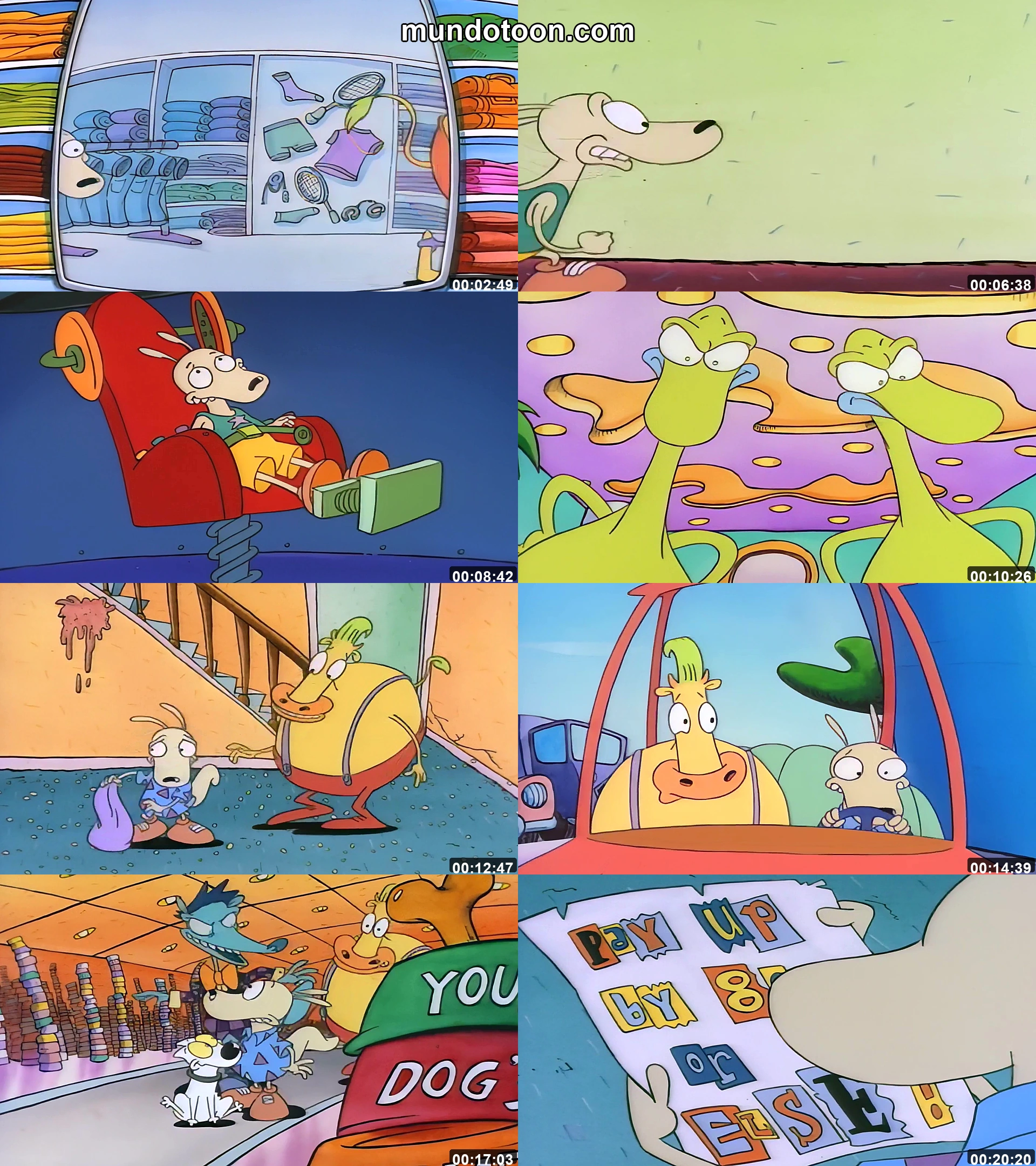 Captura 1 de La vida moderna de Rocko - Audio Español Latino 1080p Completa