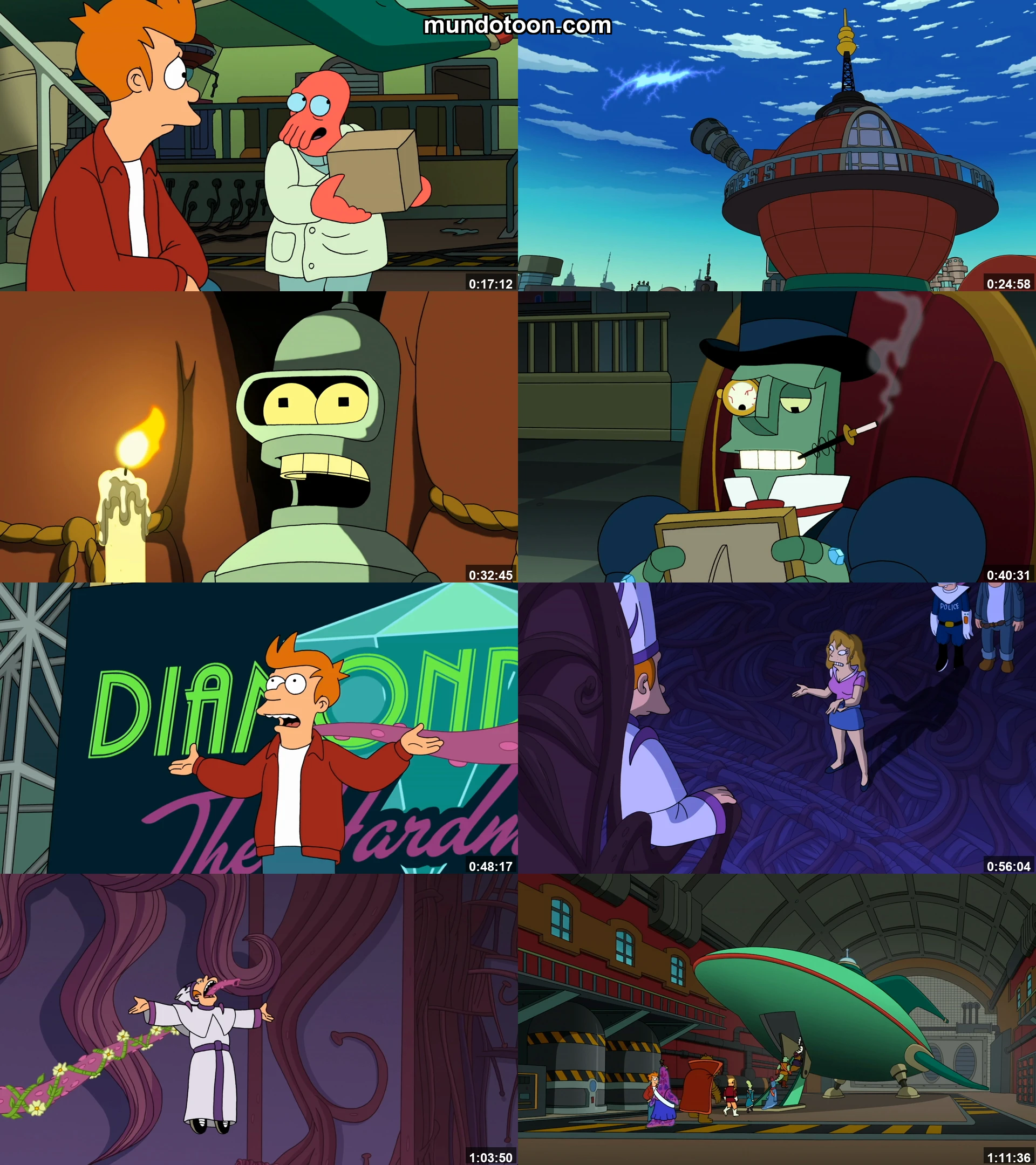 Captura 1 de Futurama: La bestia con un millón de brazos - Audio Español Latino 1080p Completa