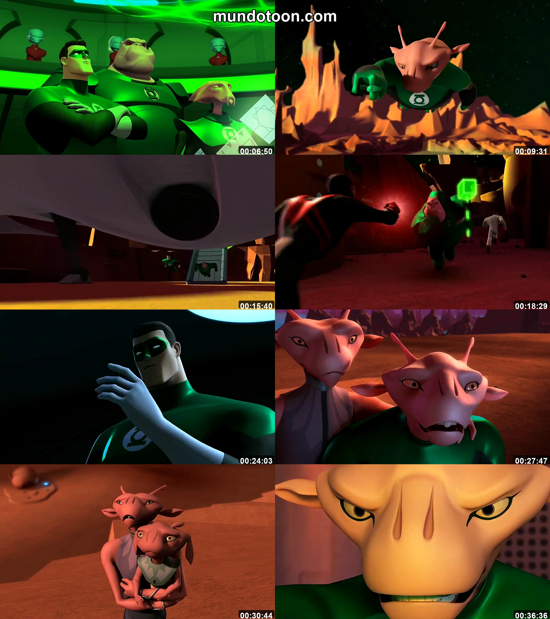 Captura 1 de Linterna Verde: La Serie Animada - Audio Español Latino 1080p Completa