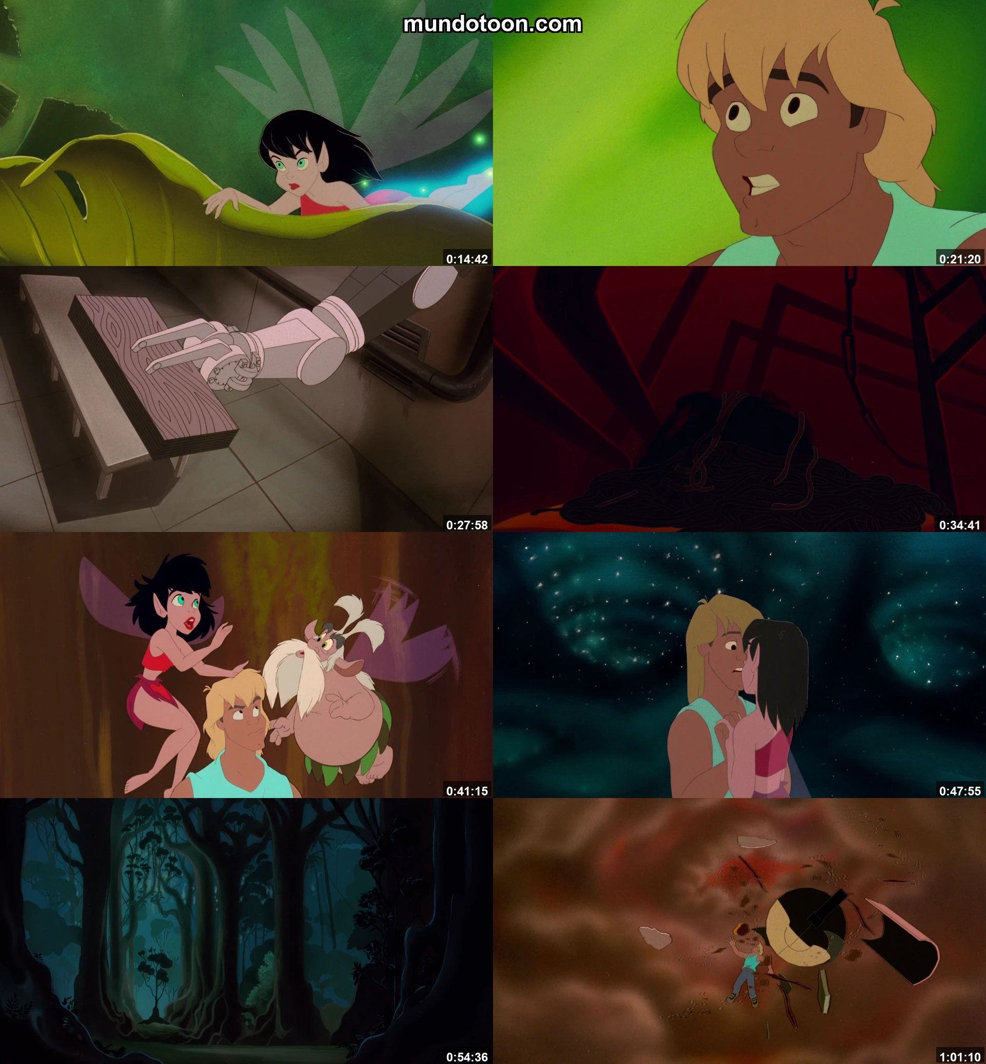 Captura 1 de FernGully: Las Aventuras de Zak y Crysta - Audio Español Latino 1080p Completa