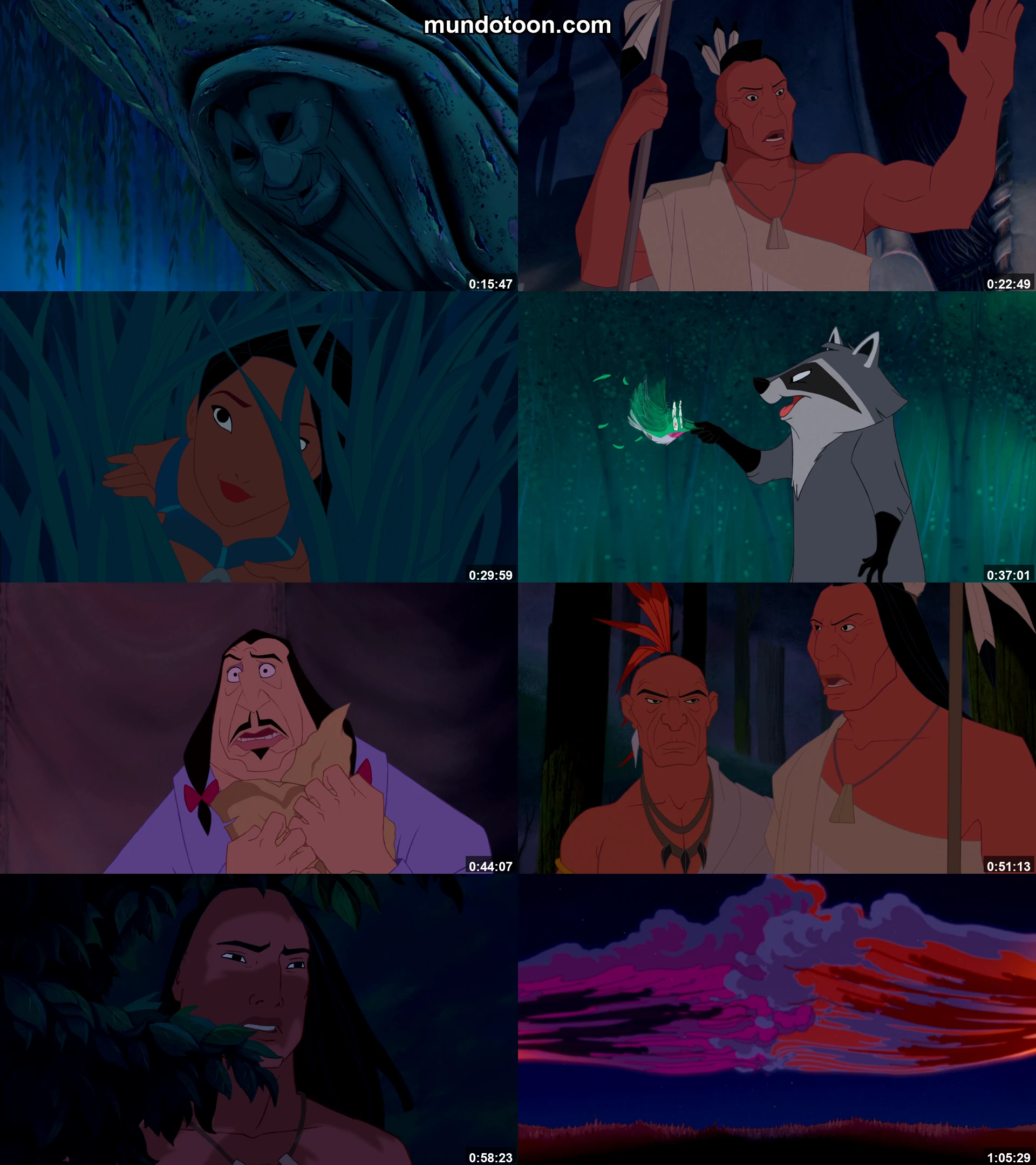 Captura 1 de Pocahontas - Audio Español Latino 1080p Completa