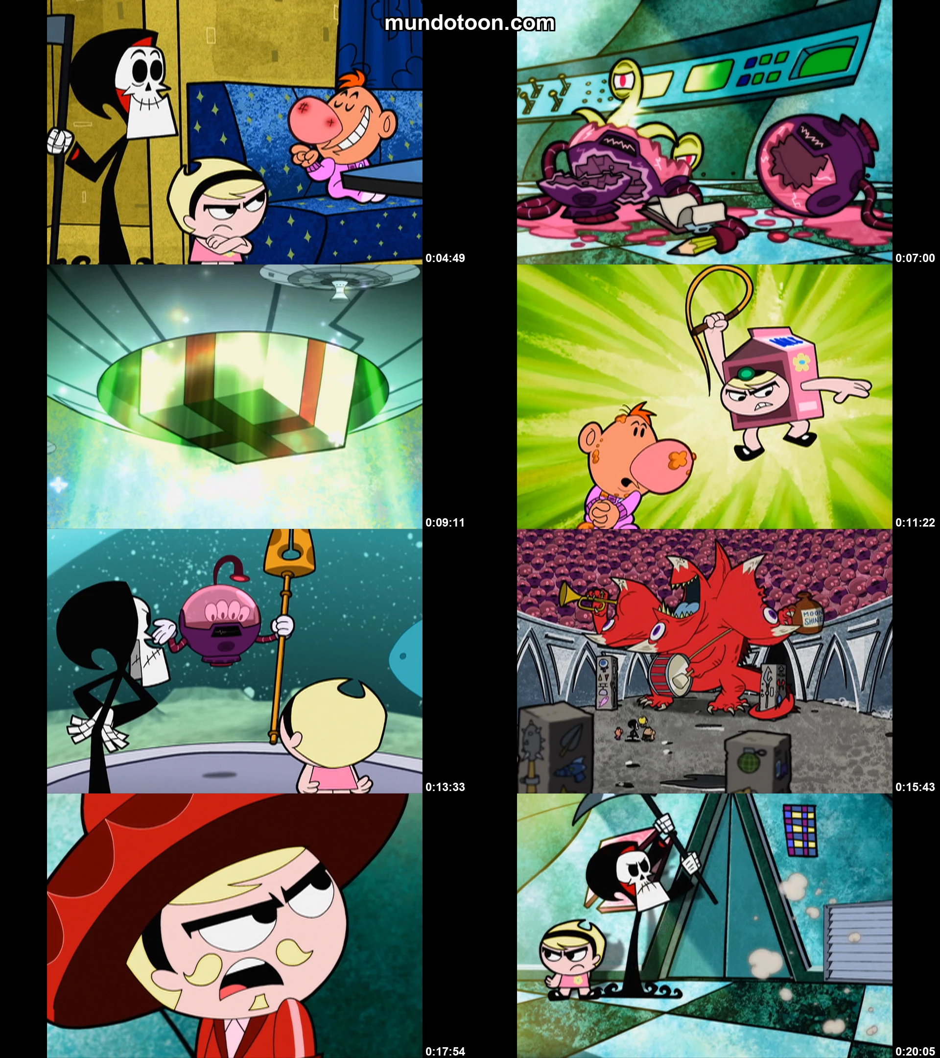 Captura 1 de Las sombrías aventuras de Billy y Mandy - Audio Español Latino 1080p Completa
