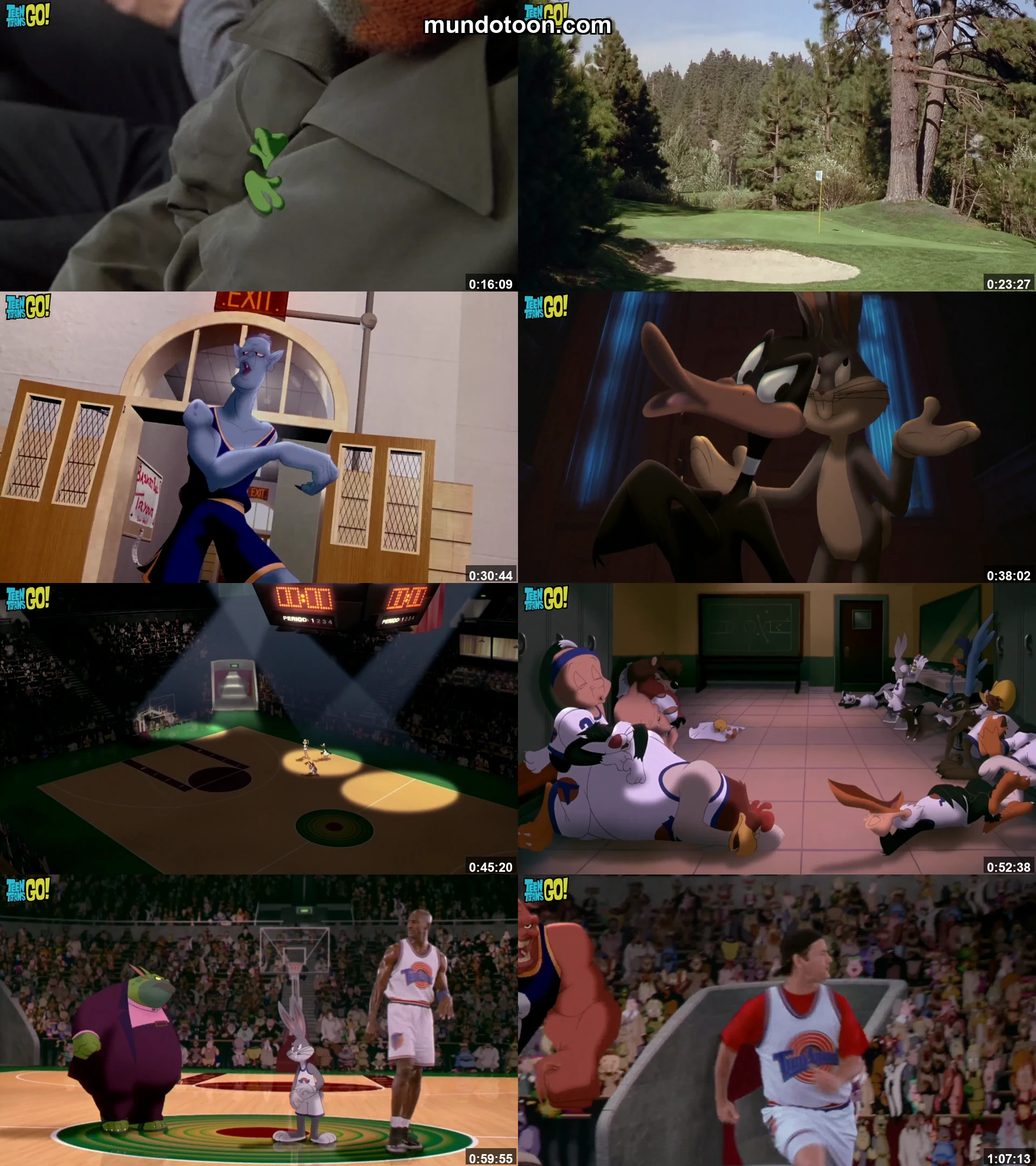 Captura 1 de Los Jóvenes Titanes en acción! ven Space Jam - Audio Español Latino 1080p Completa