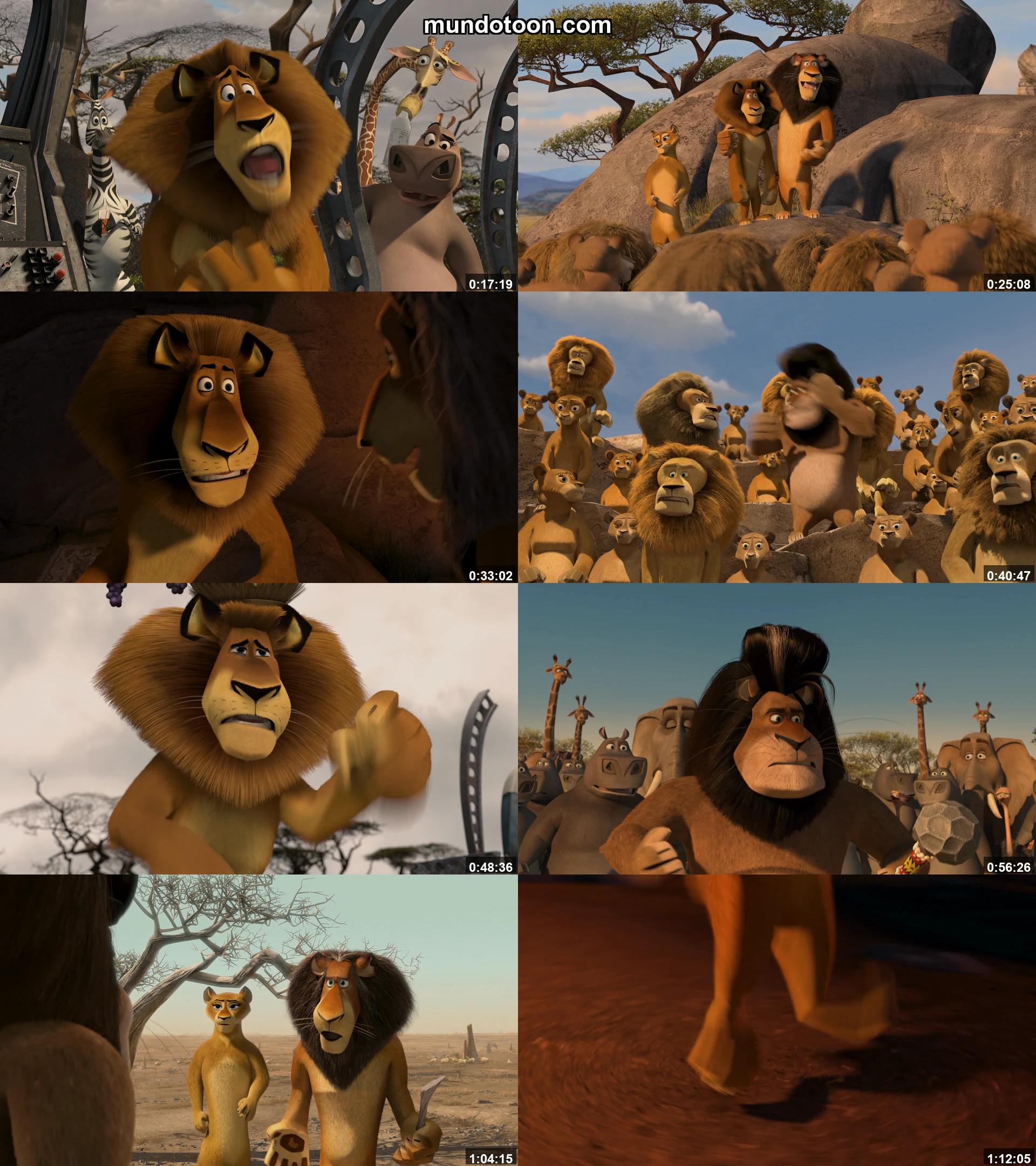 Captura 1 de Madagascar 2: Escape a África - Audio Español Latino 1080p Completa