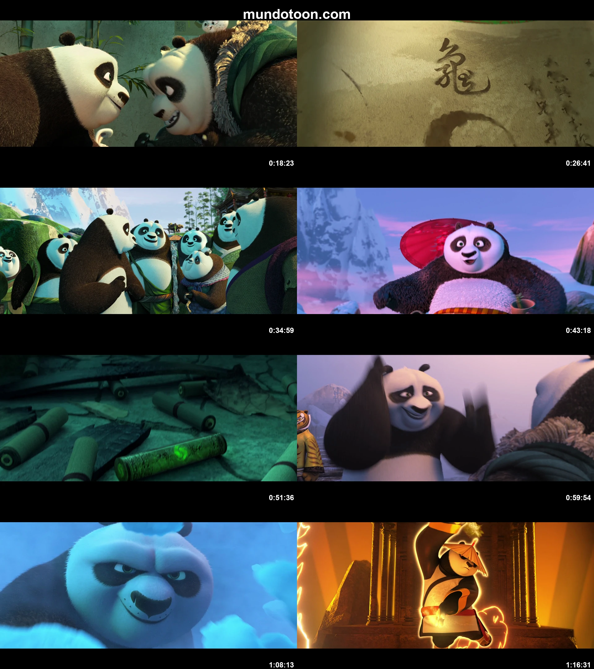Captura 1 de Kung Fu Panda 3 - Audio Español Latino 1080p Completa