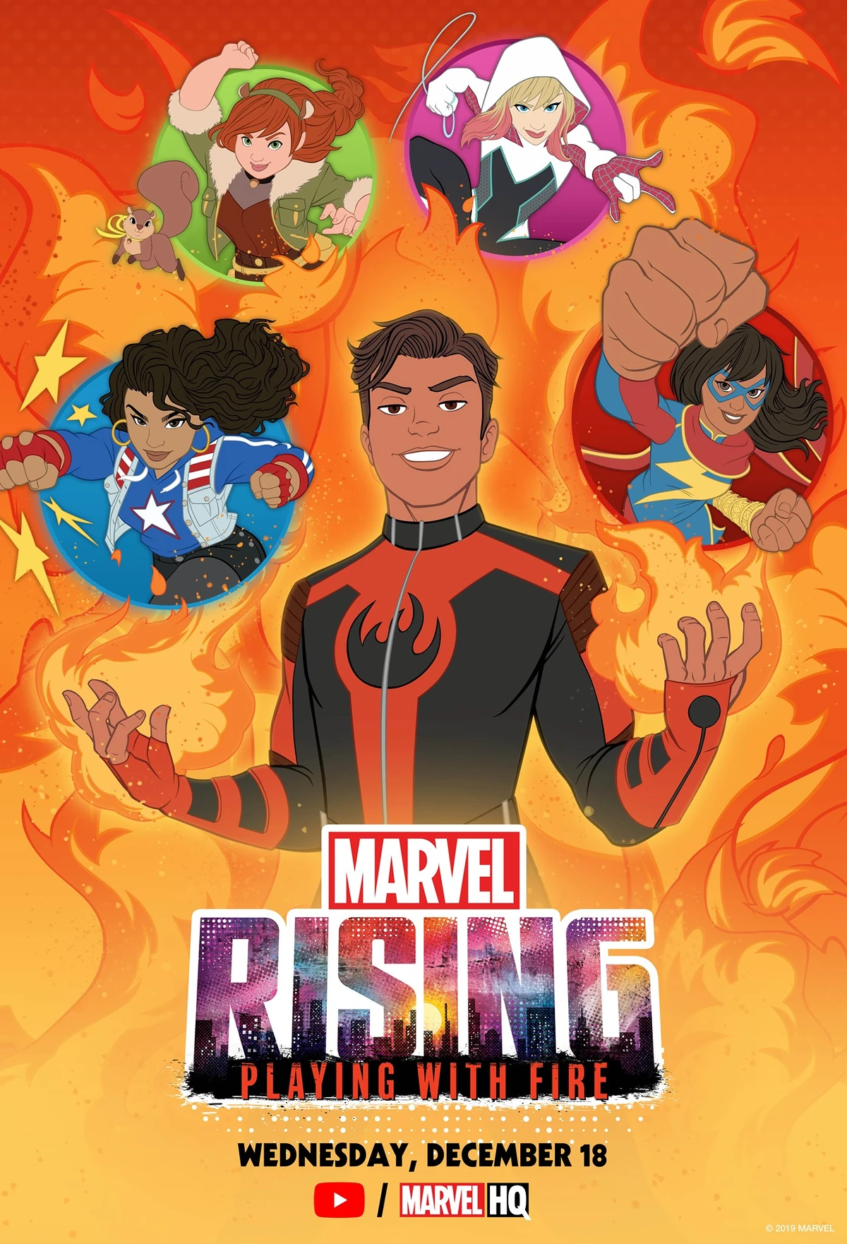 Marvel Rising: Jugando con fuego (2019) Película [1080p] Latino [2026]