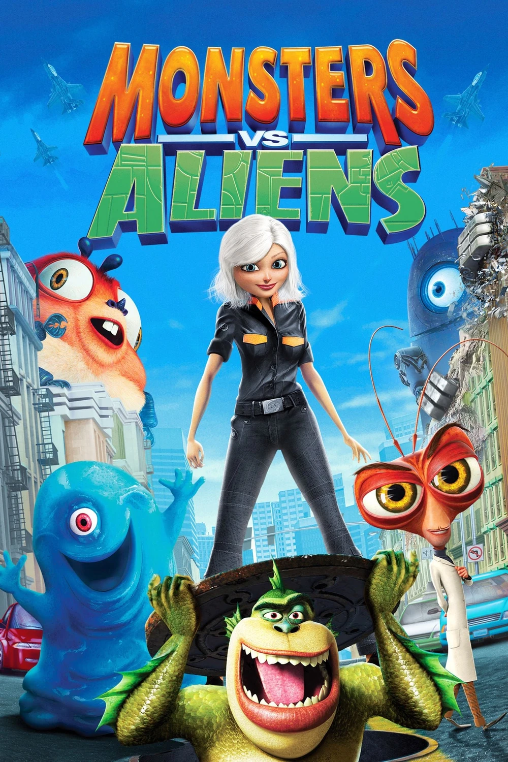 Monsters vs Aliens (2009) Película [1080p Dual] Latino/Ing [2026]