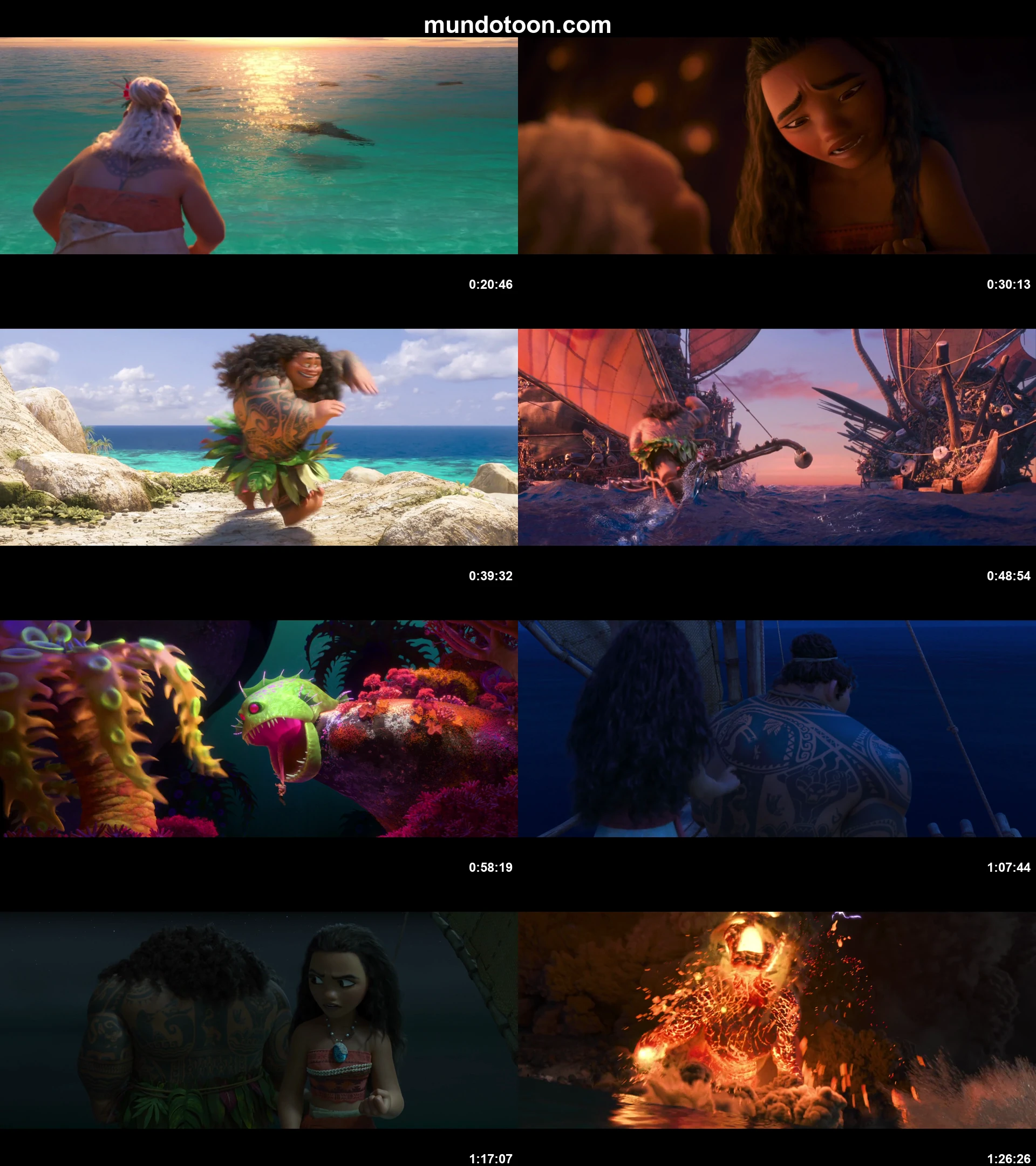 Captura 1 de Moana - Audio Español Latino 1080p Completa
