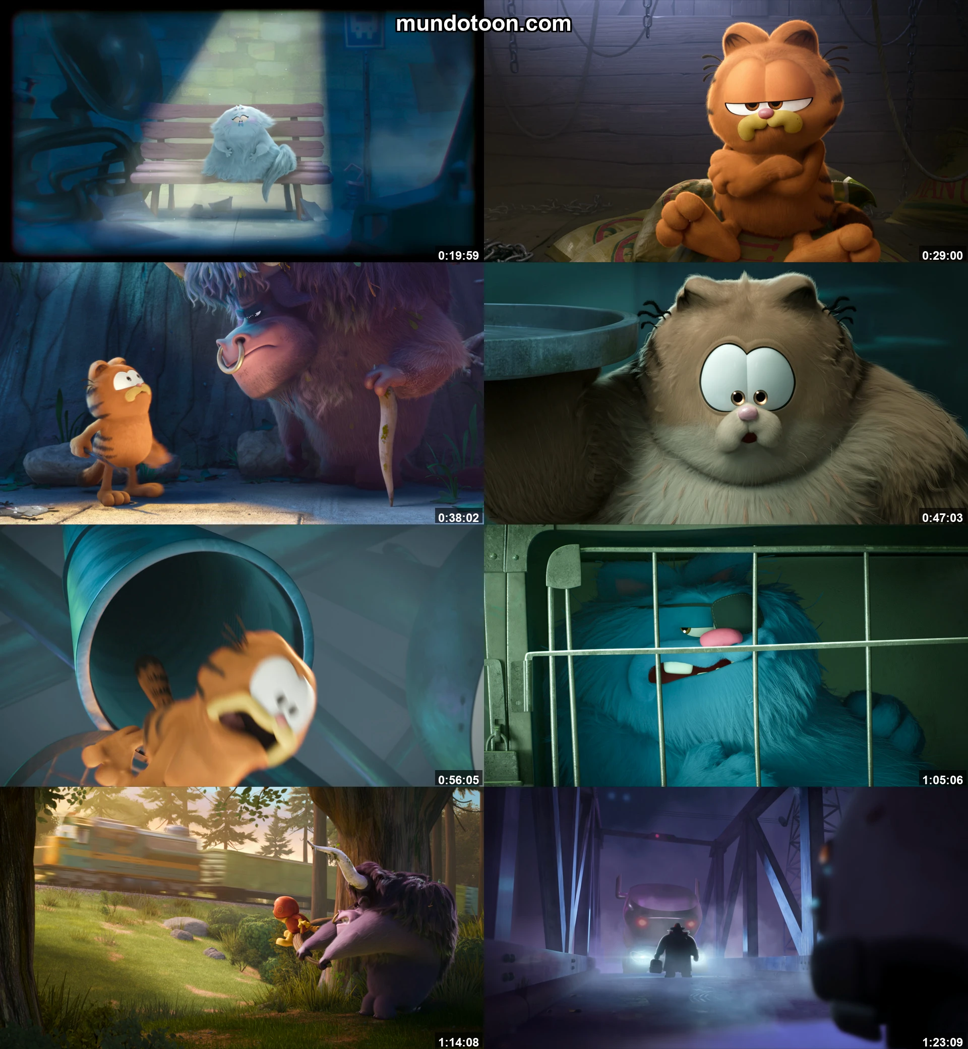 Captura 1 de Garfield: Fuera de Casa - Audio Español Latino 1080p Completa