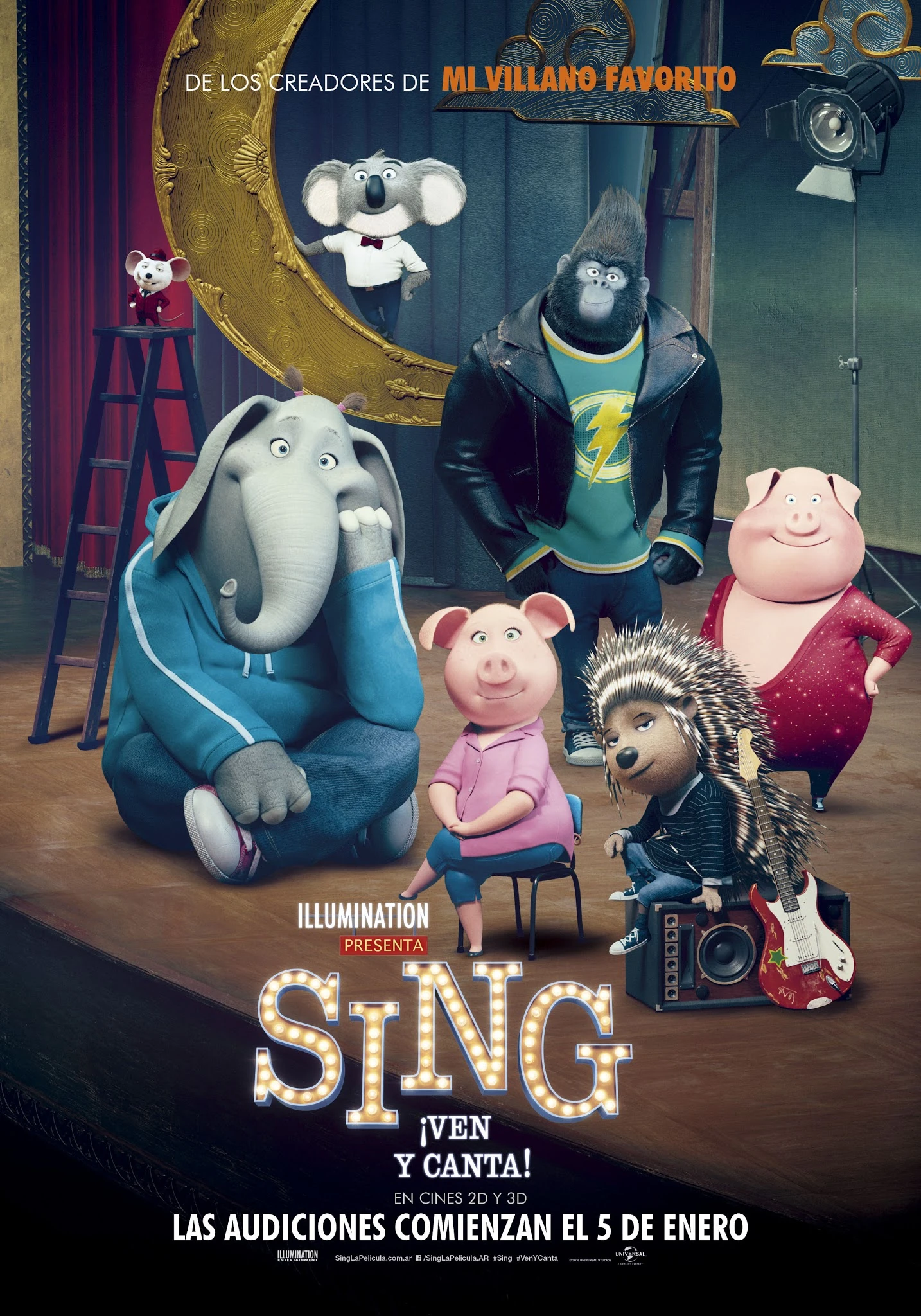 Sing: ¡Ven y canta! (2016) Película [1080p Dual] Latino/Ing [2026]