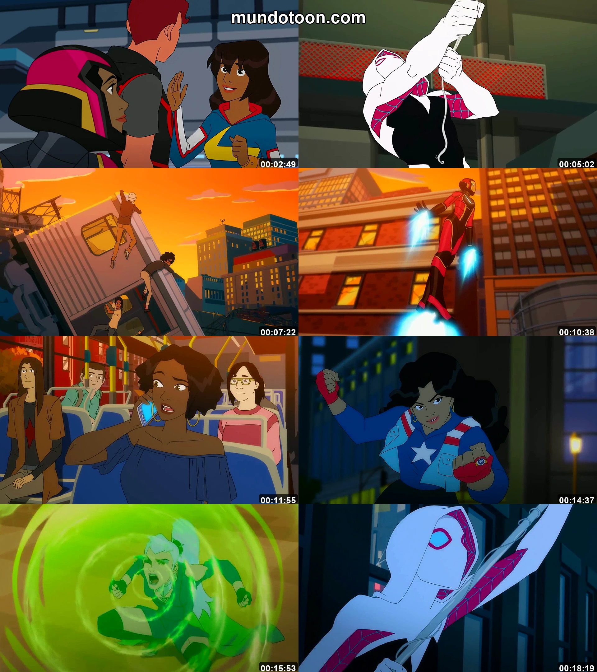 Captura 1 de Marvel Rising: La batalla de las bandas - Audio Español Latino 1080p Completa