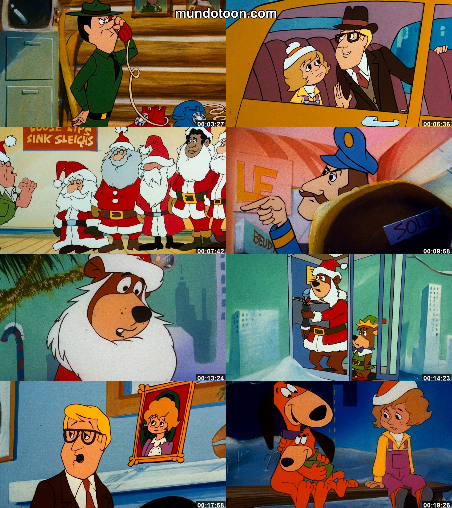 Captura 1 de El Oso Yogi y sus amigos en: Aventuras navideñas - Audio Español Latino 1080p Completa