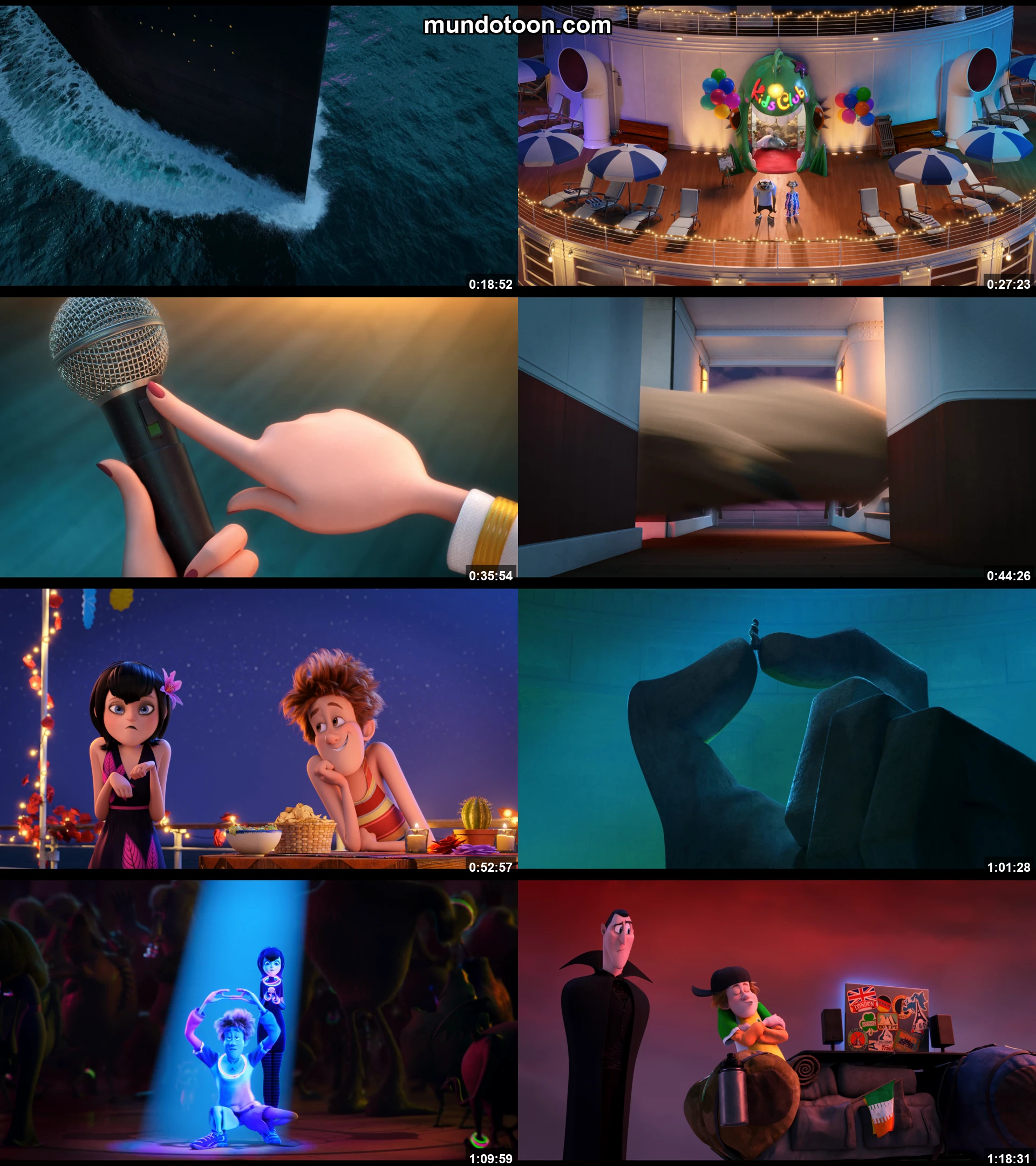 Captura 1 de Hotel Transylvania 3: Unas vacaciones monstruosas - Audio Español Latino 1080p Completa