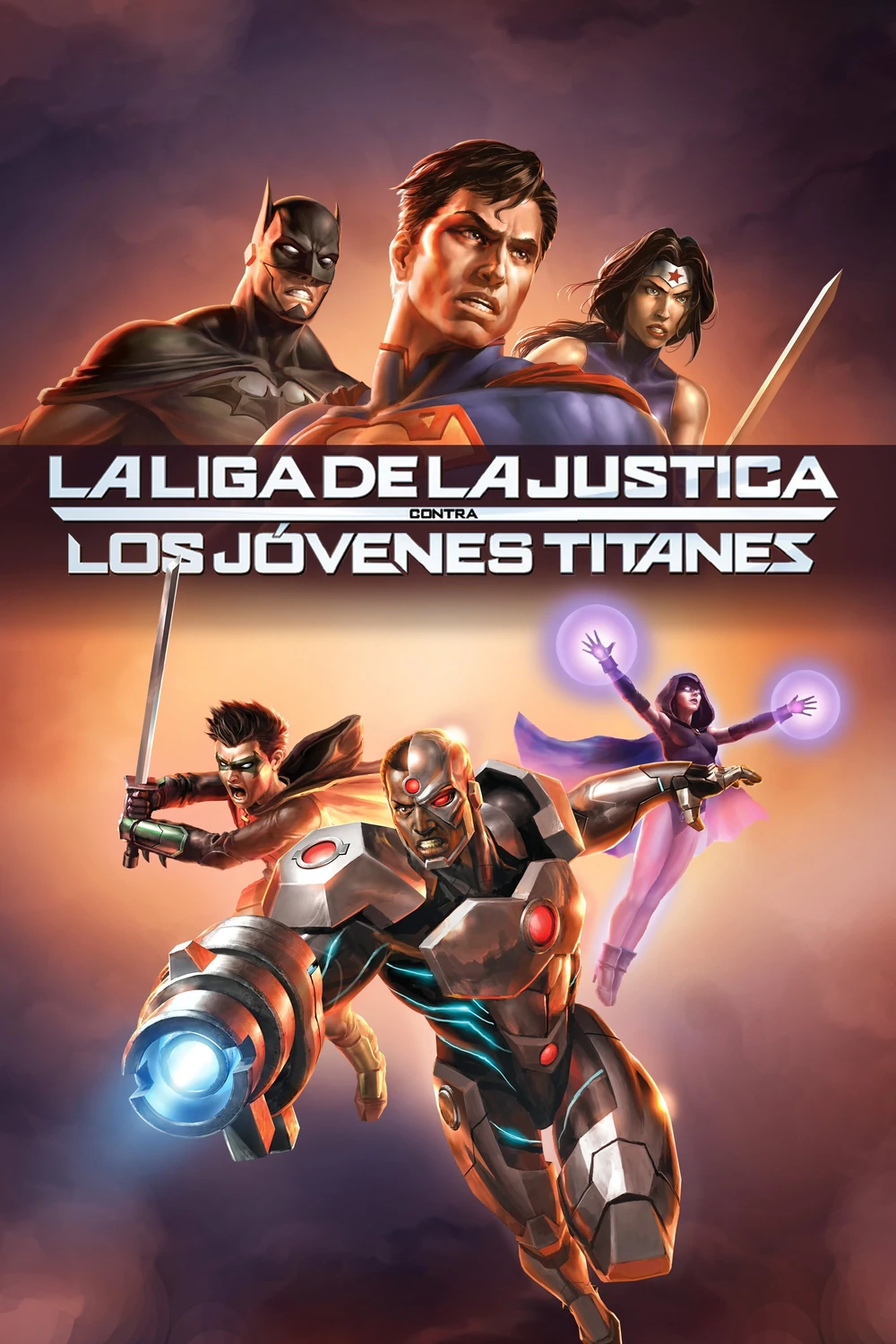 La Liga de la Justicia y Jóvenes Titanes: Unión en acción (2016) Película [1080p] Latino [2026]