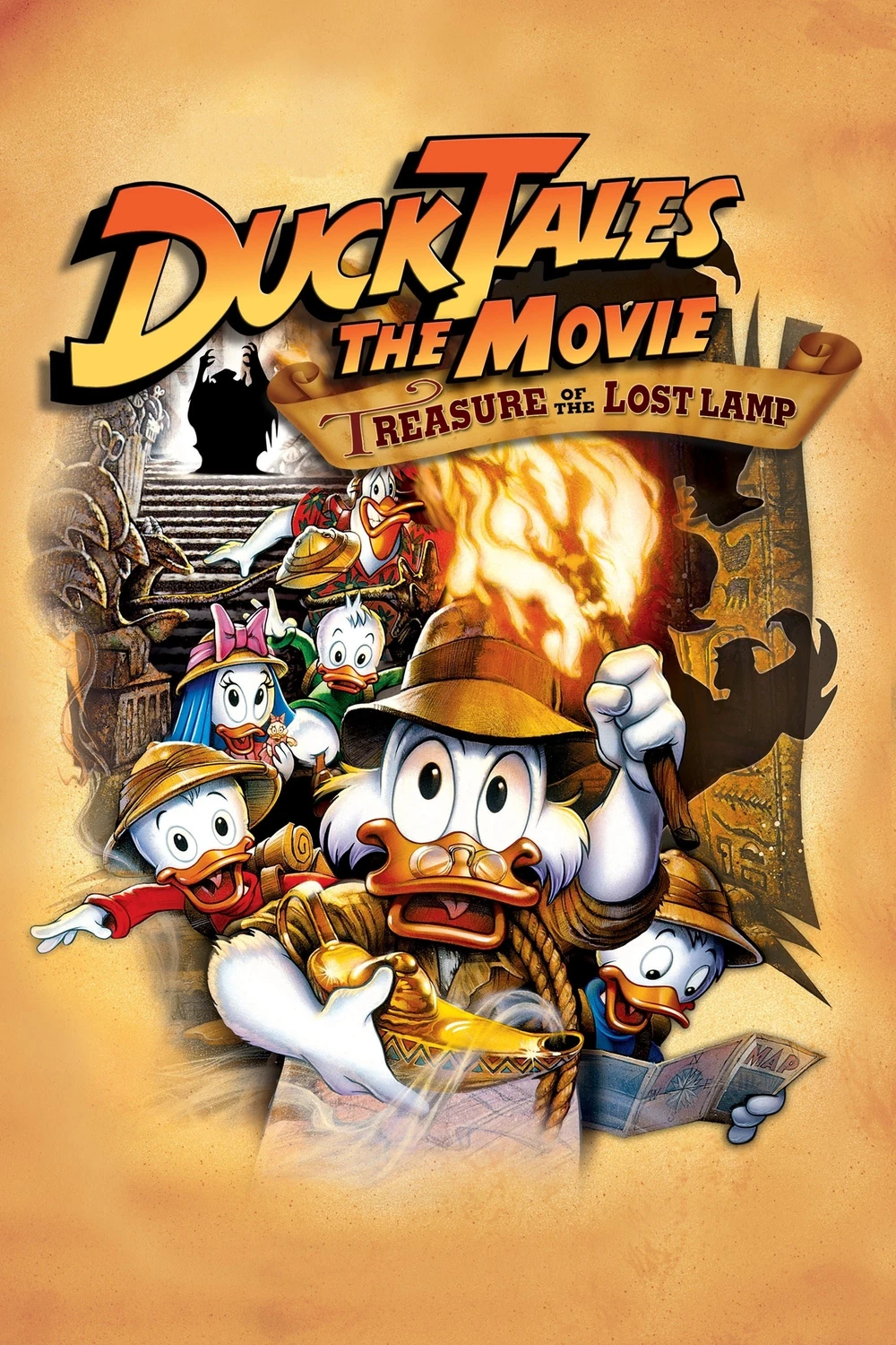 Patoaventuras: La película – El tesoro de la lámpara perdida (1990) Película [1080p] Latino [2026]