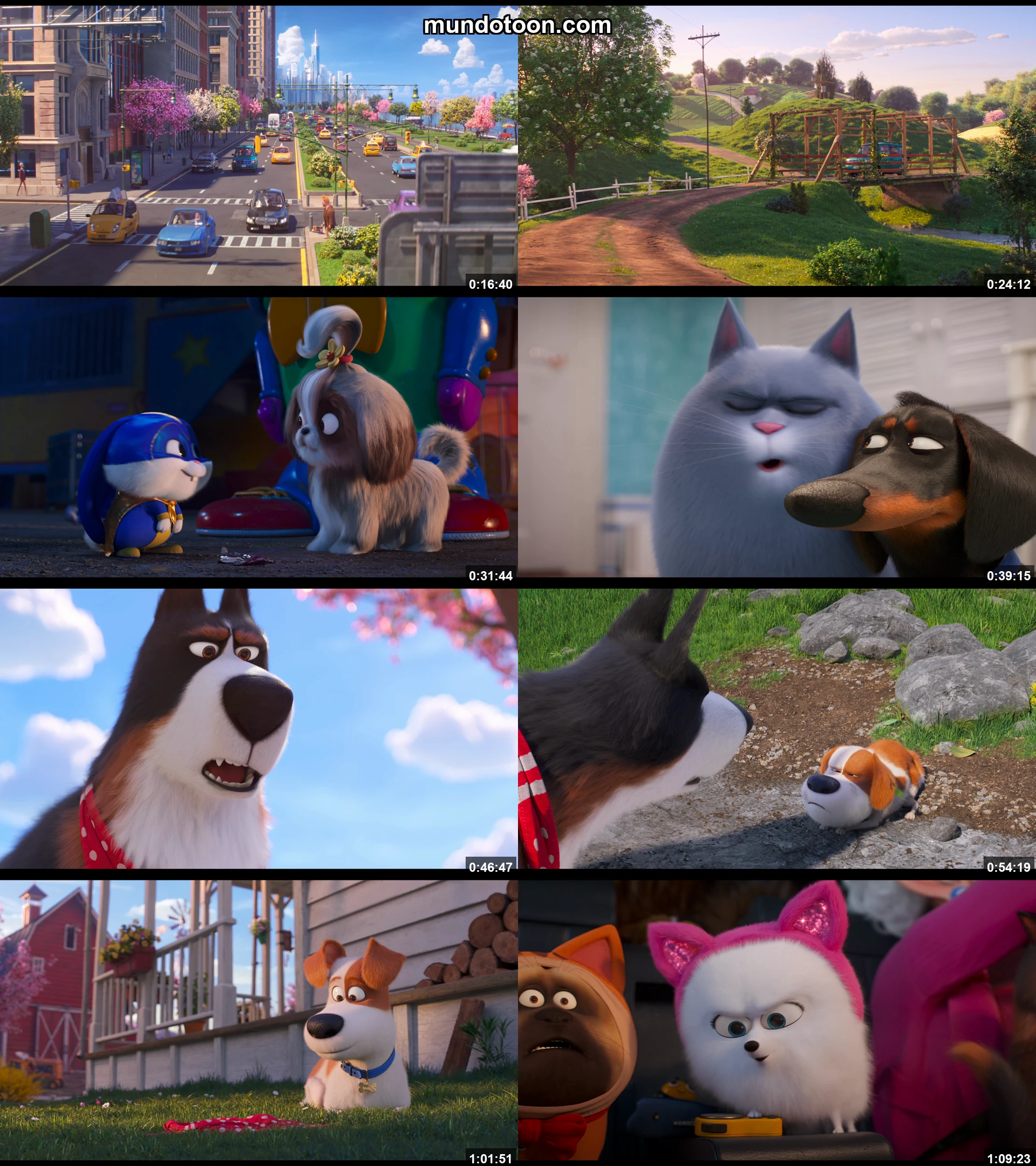 Captura 1 de La vida secreta de tus mascotas 2 - Audio Español Latino 1080p Completa