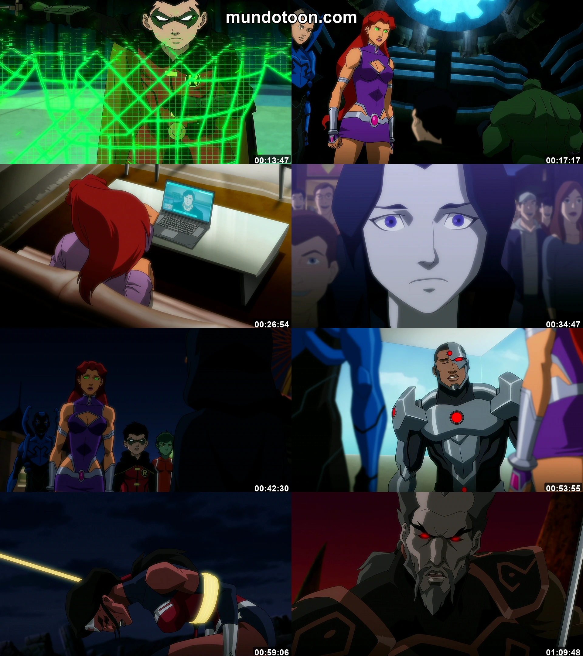 Captura 1 de Justice League vs. Teen Titans - Audio Español Latino 1080p Completa