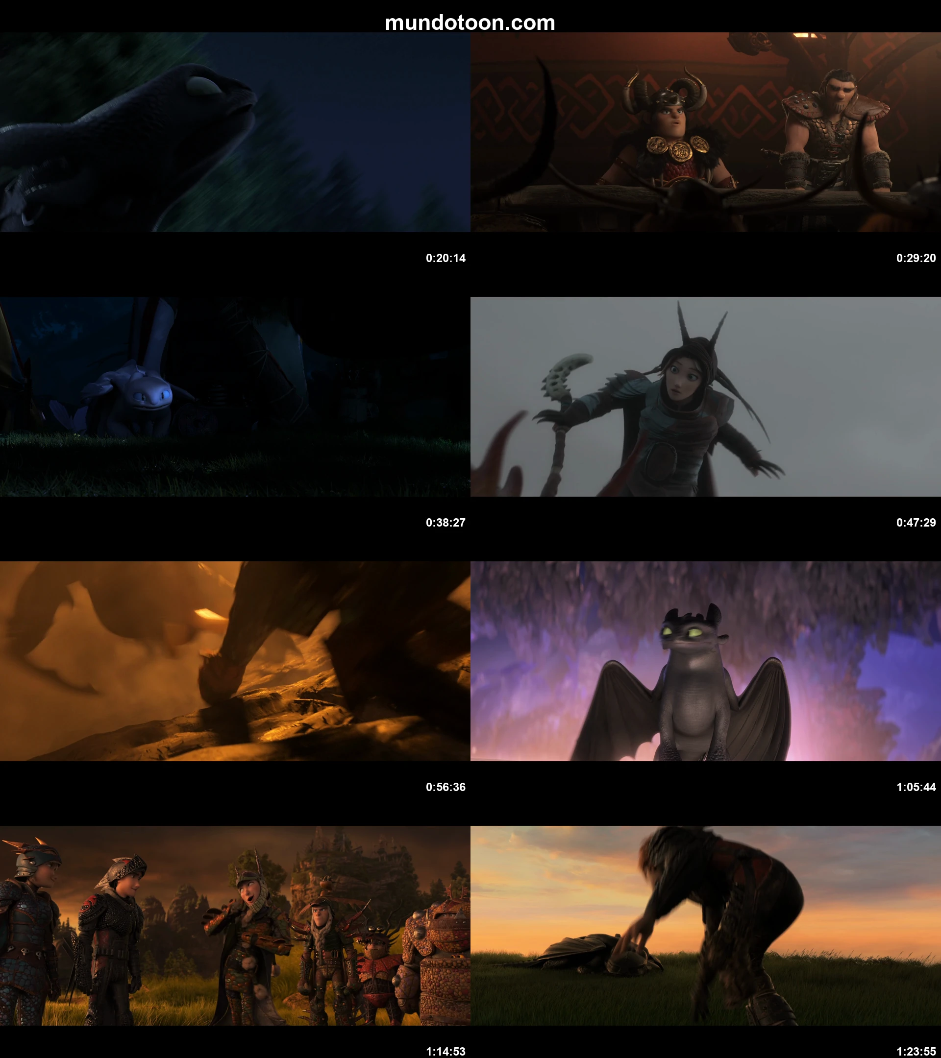 Captura 1 de Cómo Entrenar a tu Dragón 3: El Mundo Oculto - Audio Español Latino 1080p Completa