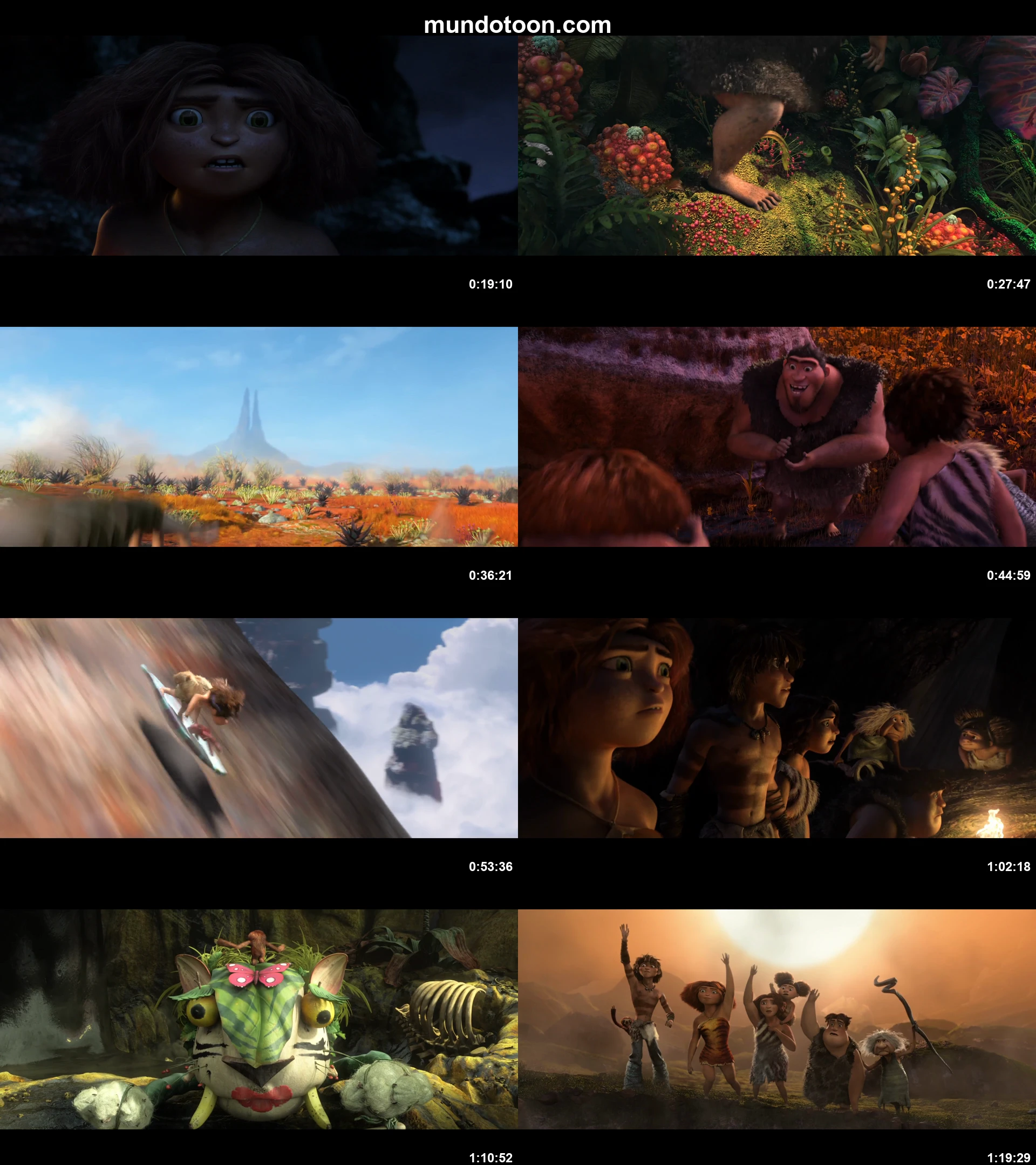 Captura 1 de Los Croods - Audio Español Latino 1080p Completa