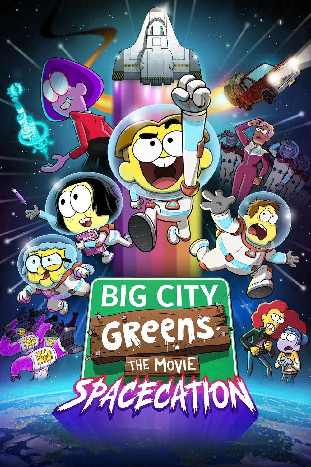Los vecinos Green: La película – Galaxiones (2024) Película [1080p] Latino [2026]