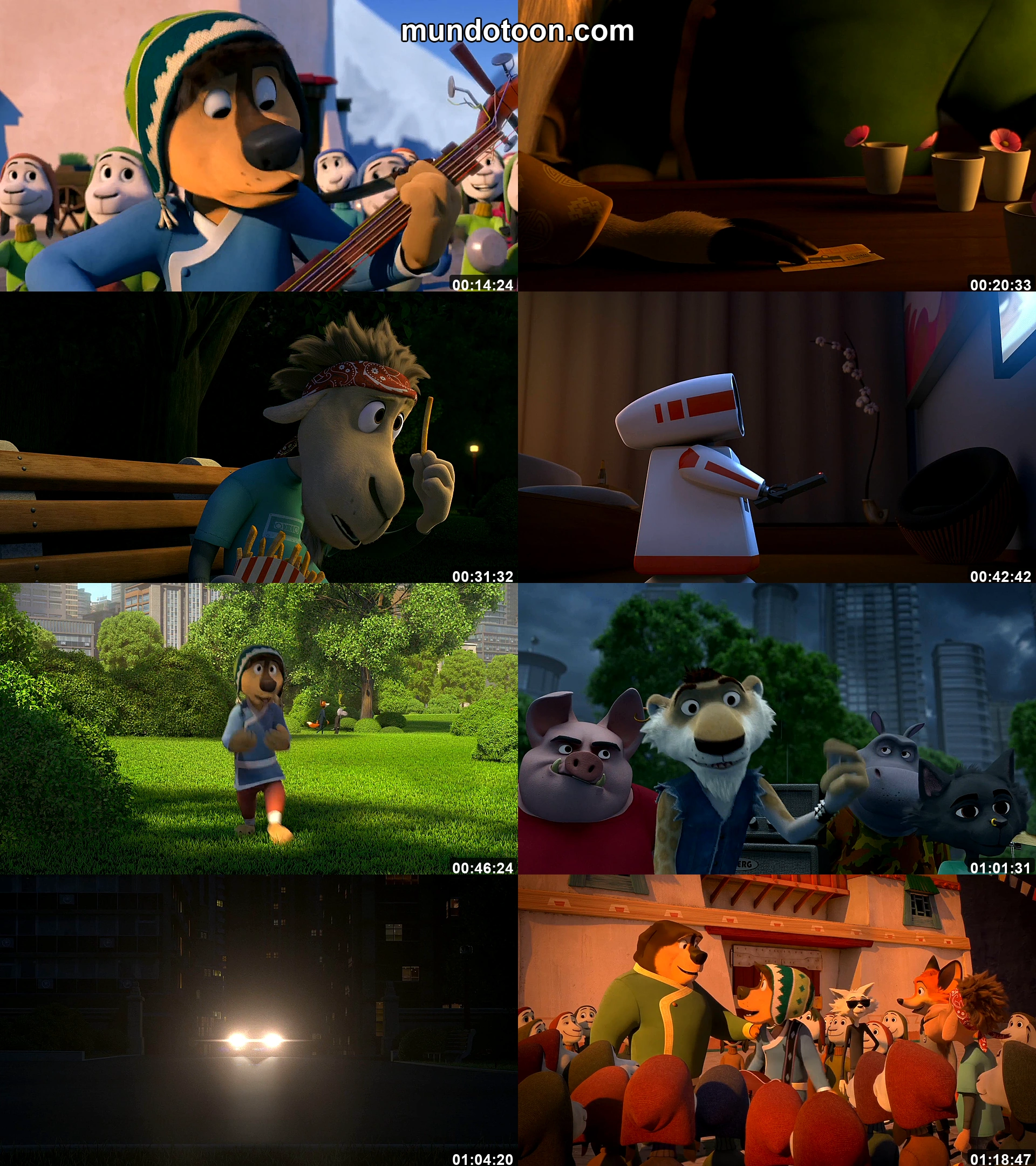 Captura 1 de Rock Dog: El Perro Rockero - Audio Español Latino 1080p Completa