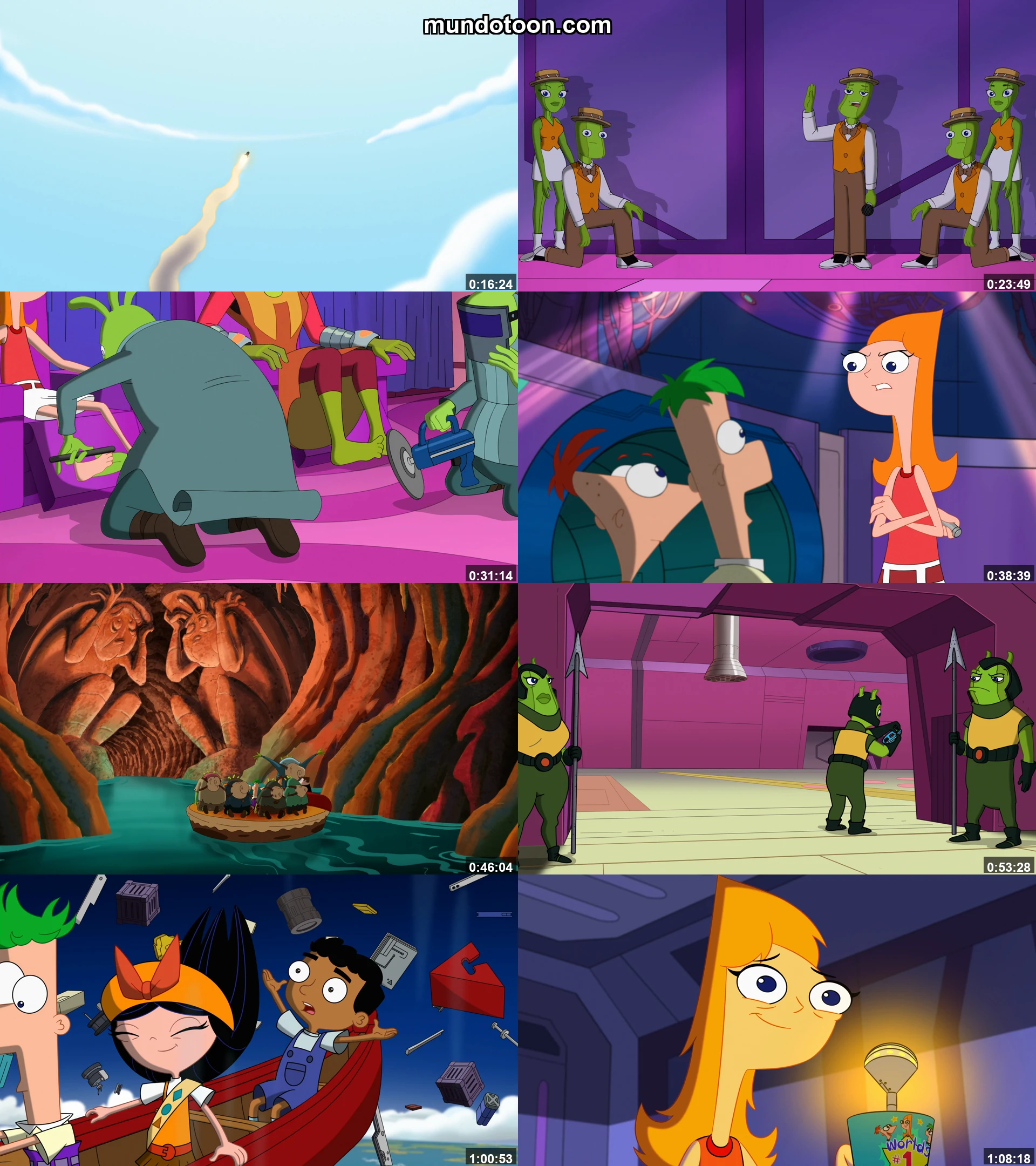 Captura 1 de Phineas y Ferb, la película: Candace contra el universo - Audio Español Latino 1080p Completa