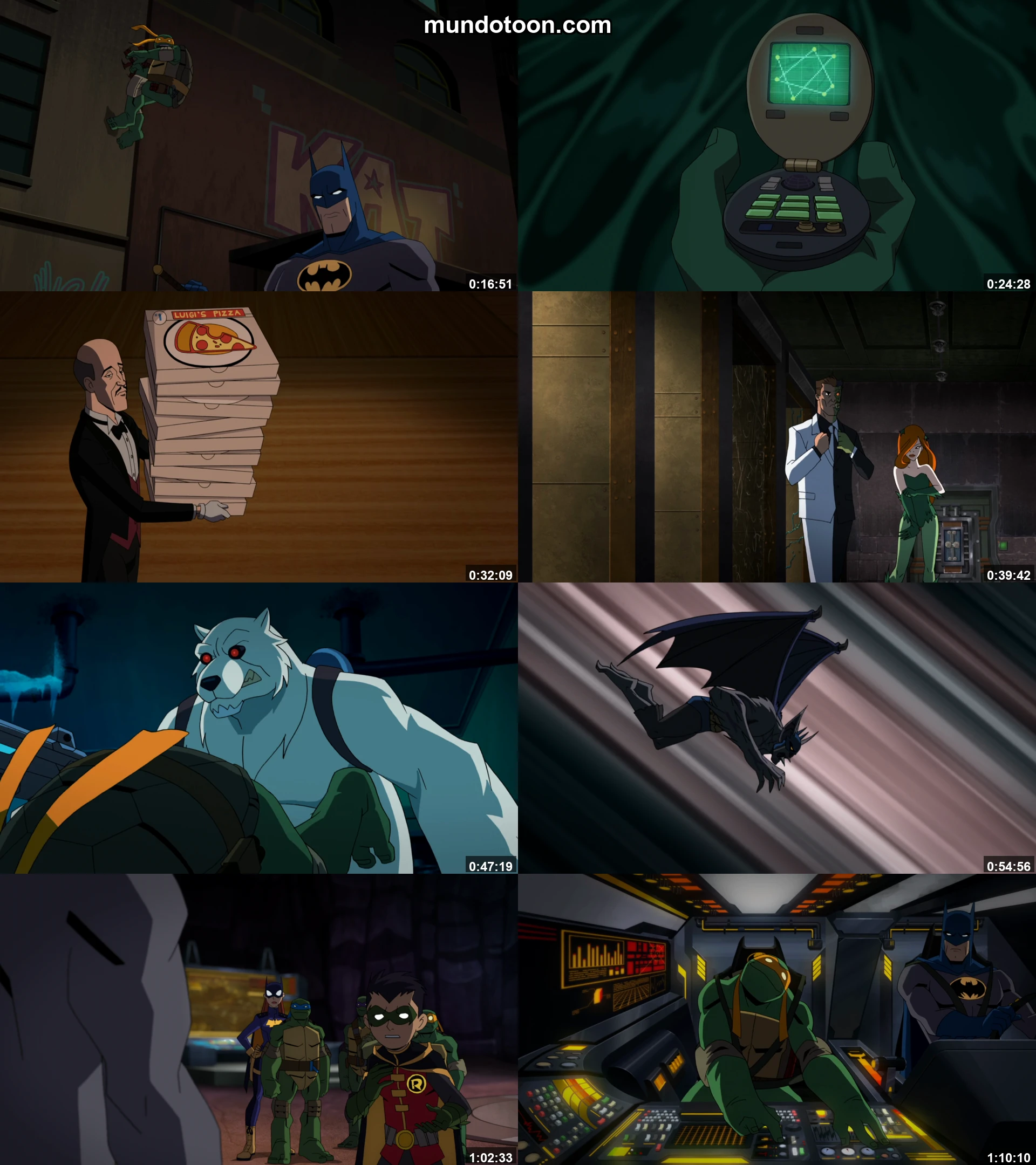 Captura 1 de Batman vs. Tortugas Ninja Adolescentes Mutantes - Audio Español Latino 1080p Completa