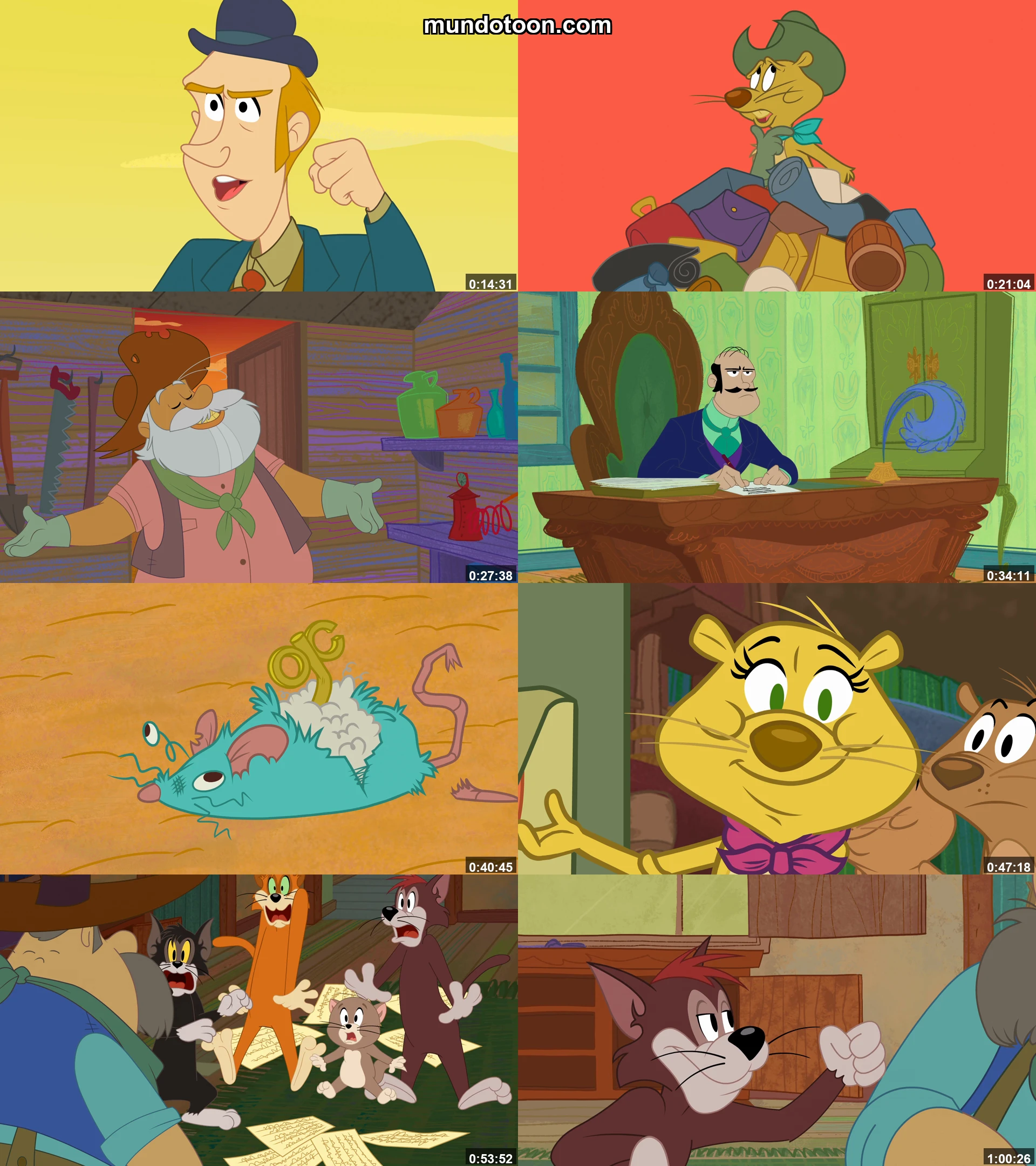 Captura 1 de Tom y Jerry: ¡Arriba, vaquero! - Audio Español Latino 1080p Completa