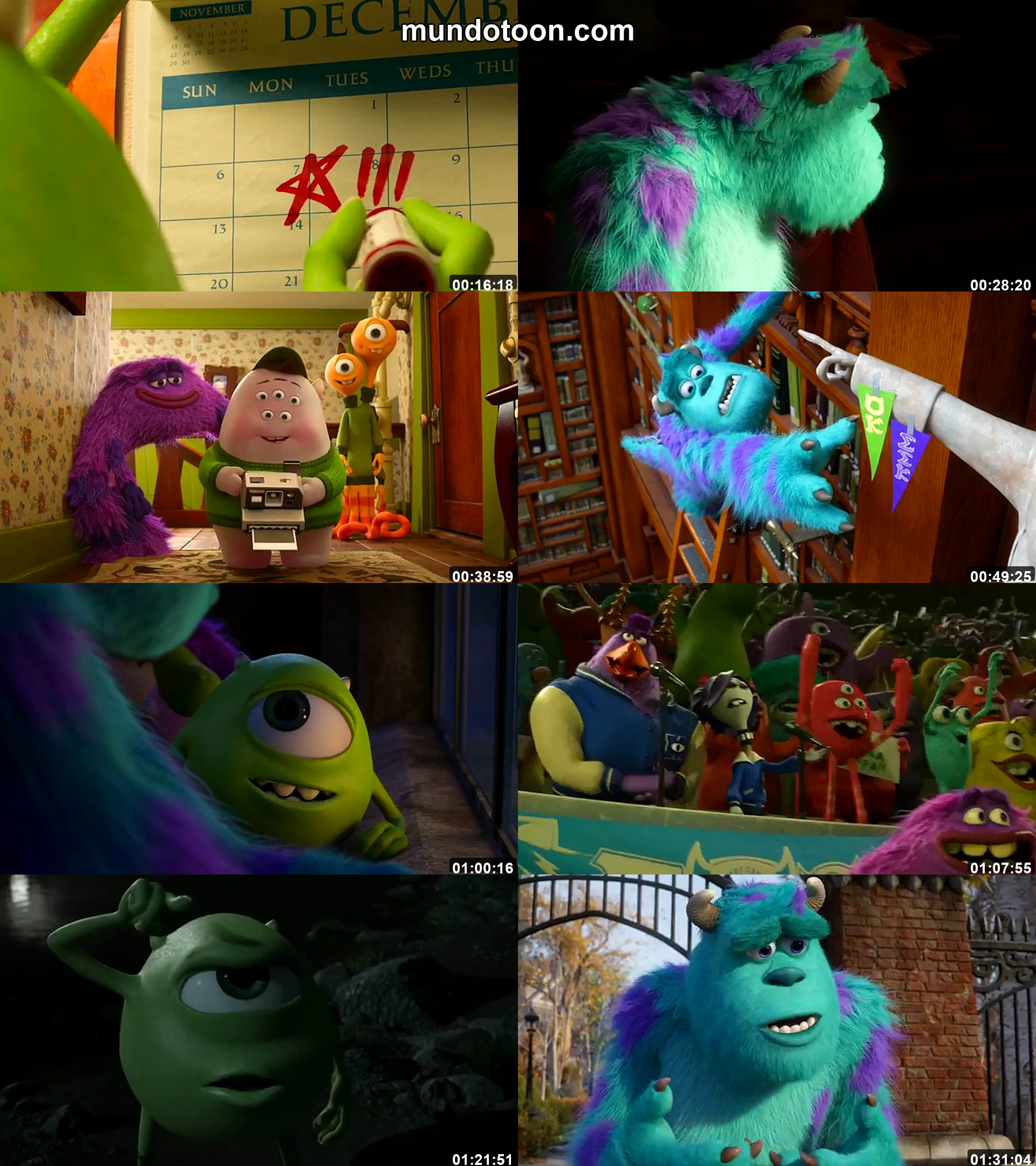 Captura 1 de Monsters University - Audio Español Latino 1080p Completa