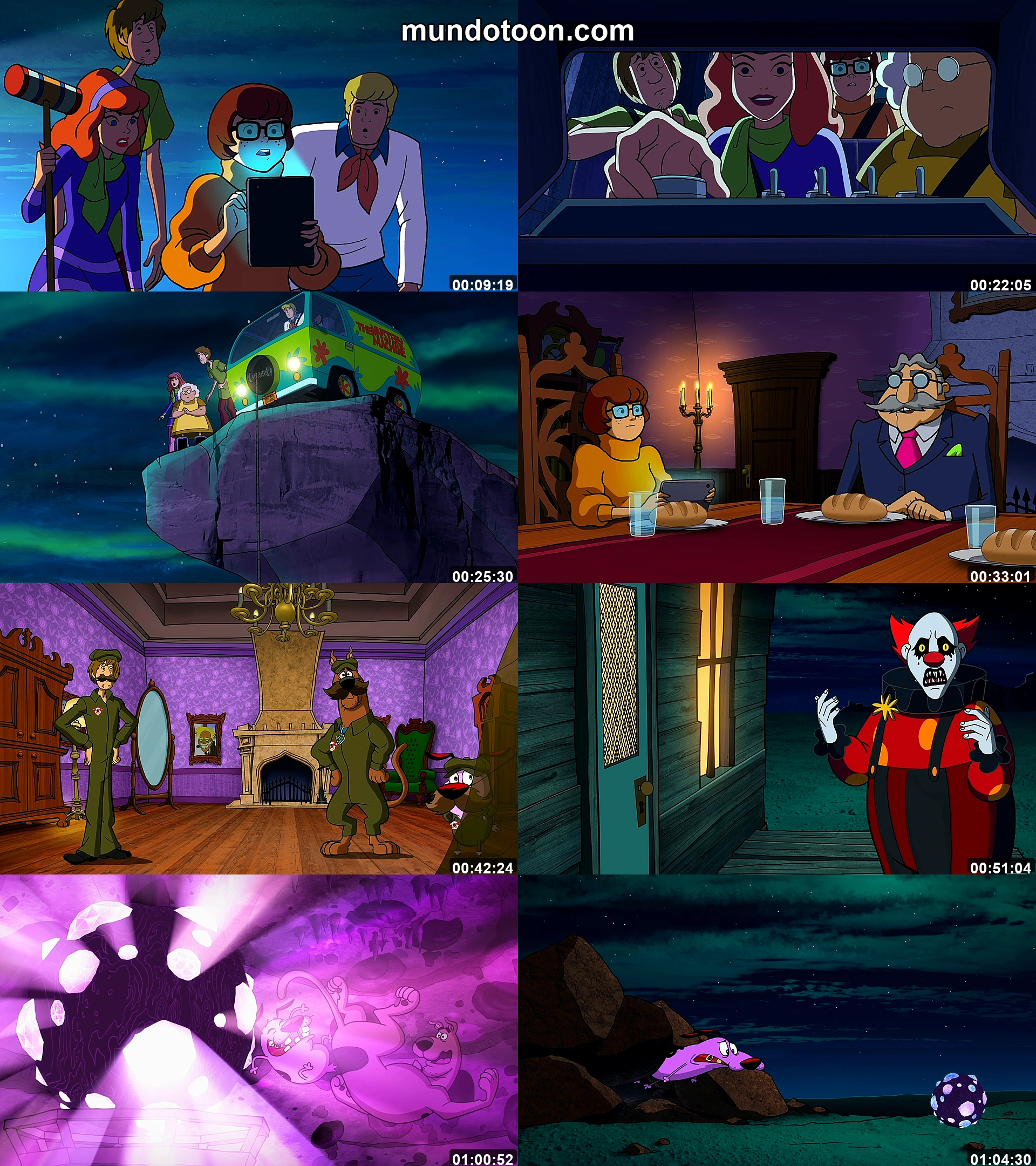 Captura 1 de ¡Scooby-Doo! conoce a Coraje, el perro cobarde - Audio Español Latino 1080p Completa