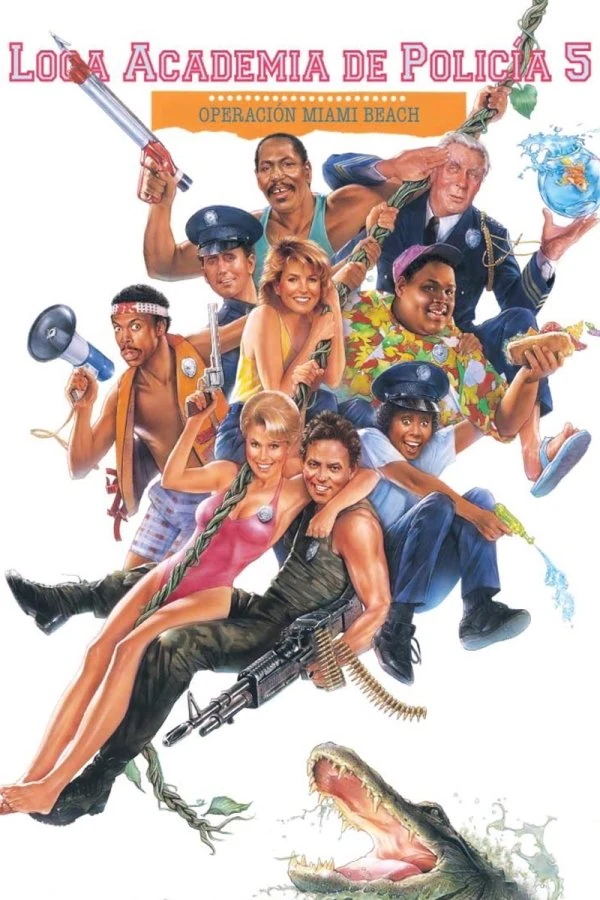 Loca Academia de Policía 5: Misión en Miami Beach (1988) Película [1080p Dual] Latino/Ing [2026]
