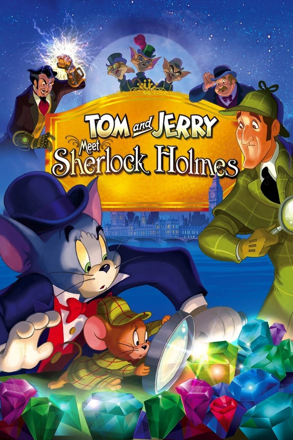 Tom y Jerry Conocen a Sherlock Holmes (2010) Película [BRRip 1080p Dual] Latino/Ing [2026]