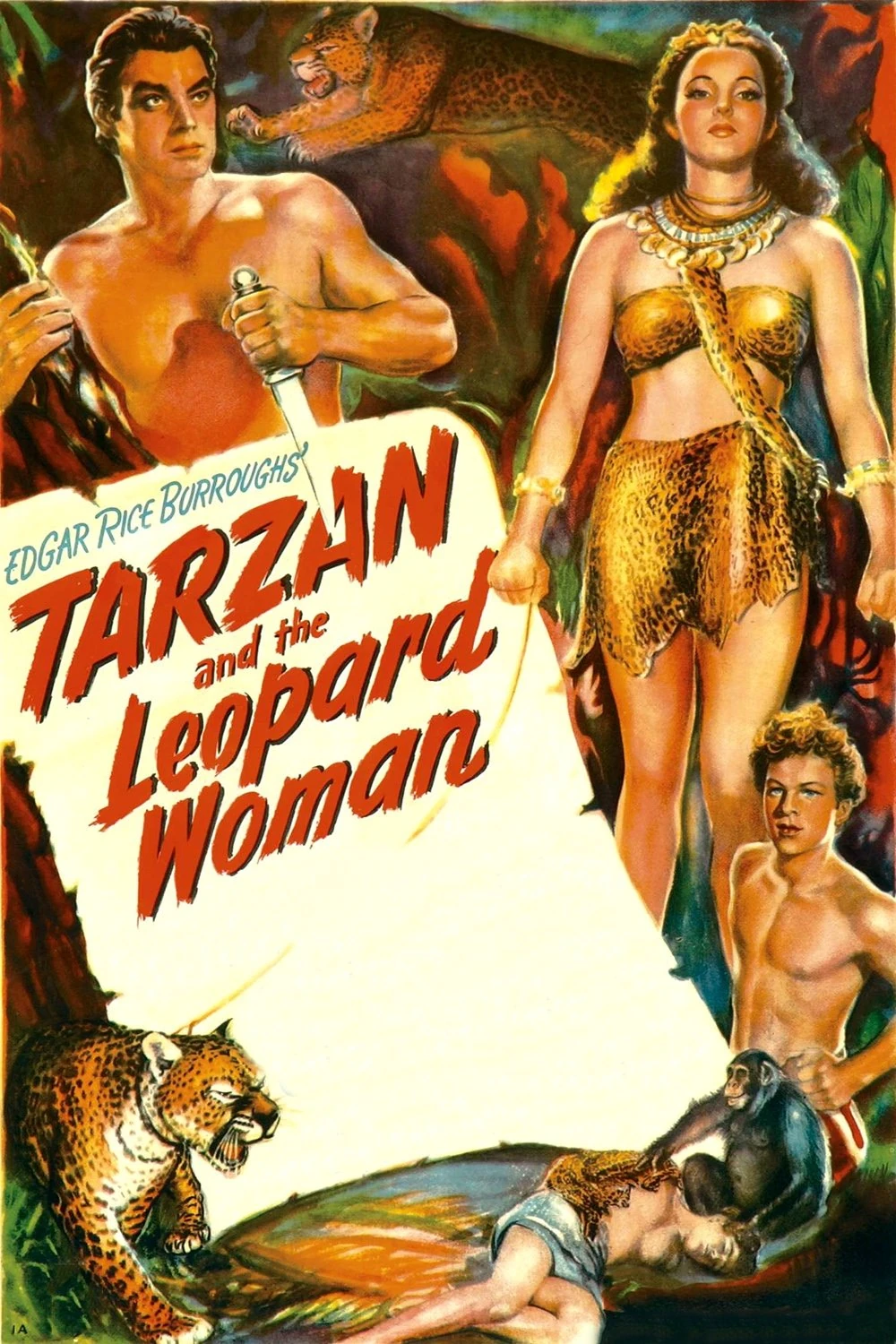 Tarzán y la mujer leopardo (1946) Película [1080p Dual] Latino/Ing [2026]