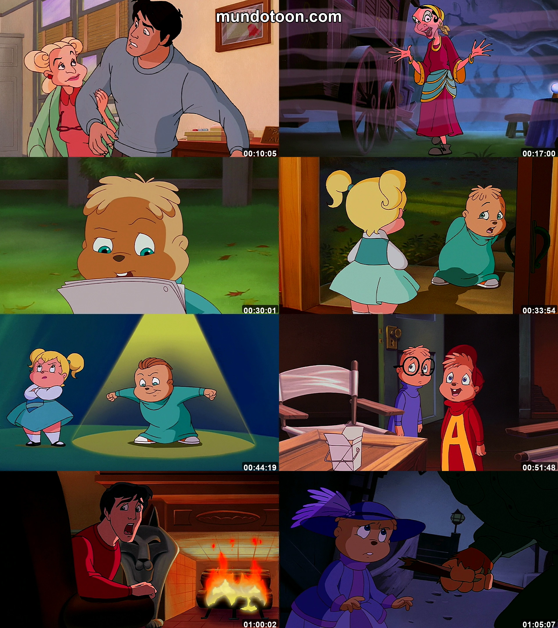 Captura 1 de Alvin y las ardillas conocen al hombre lobo - Audio Español Latino 1080p Completa