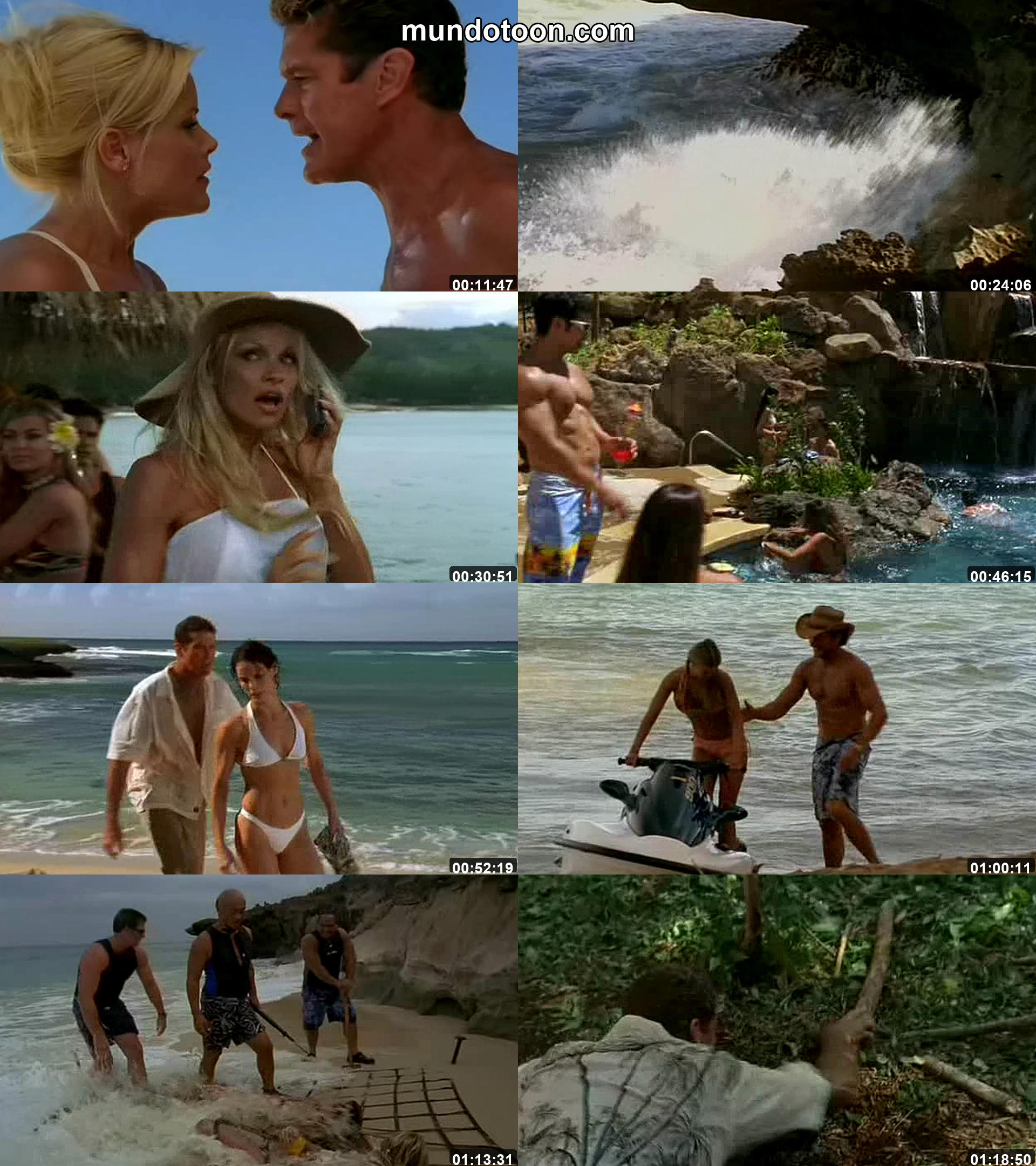 Collage de capturas de pantalla de Guardianes de la Bahía: Boda en Hawái