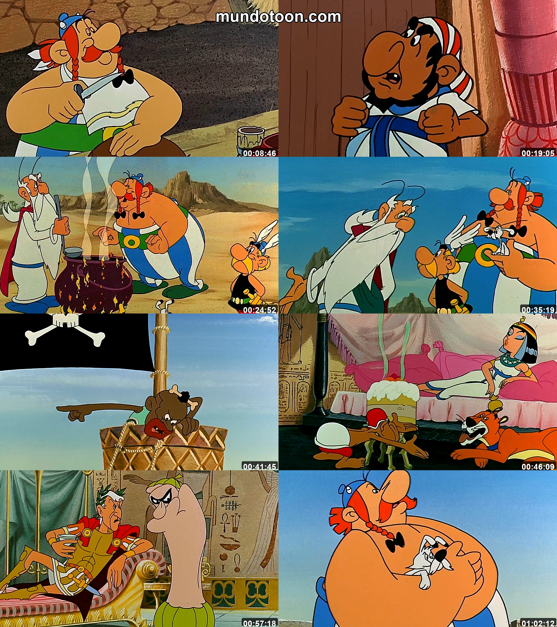 Captura 1 de Astérix y Cleopatra - Audio Español Latino 1080p Completa