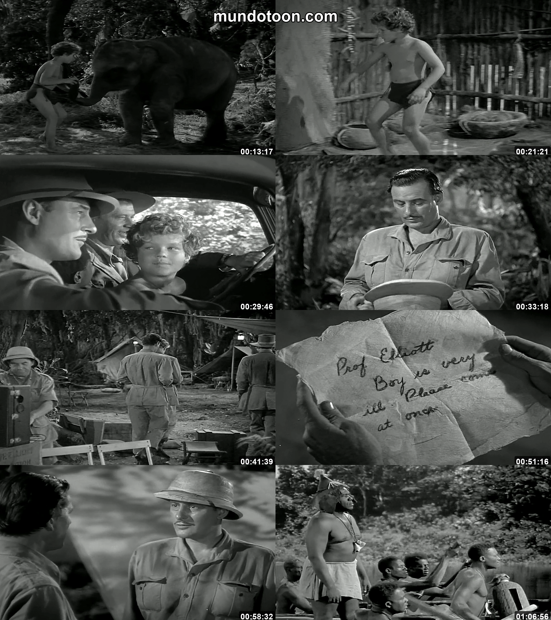 Captura 1 de Tarzán y el tesoro perdido - Audio Español Latino 1080p Completa