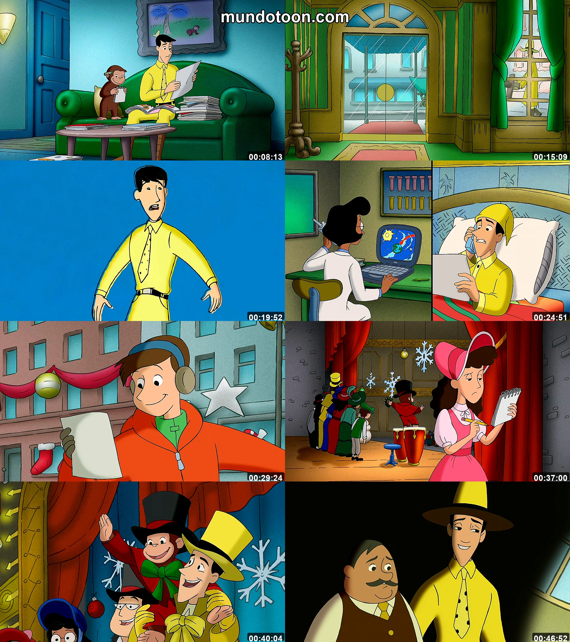 Captura 1 de Jorge el Curioso: Una navidad muy mona - Audio Español Latino 1080p Completa