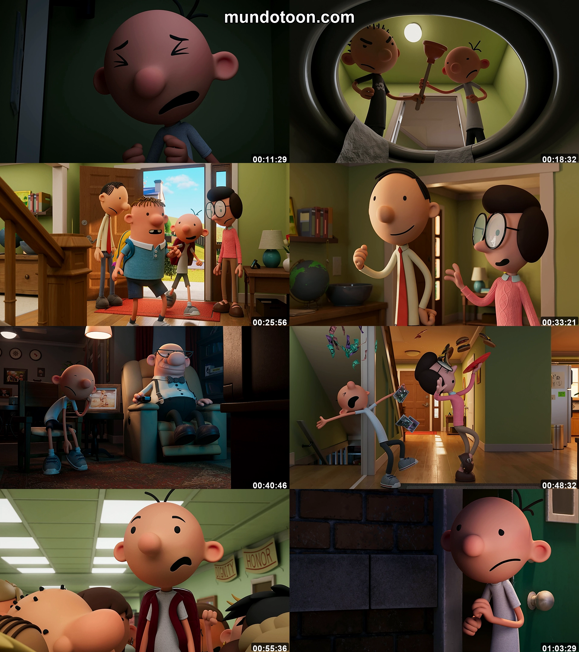 Captura 1 de El diario de Greg: La ley de Rodrick - Audio Español Latino 1080p Completa