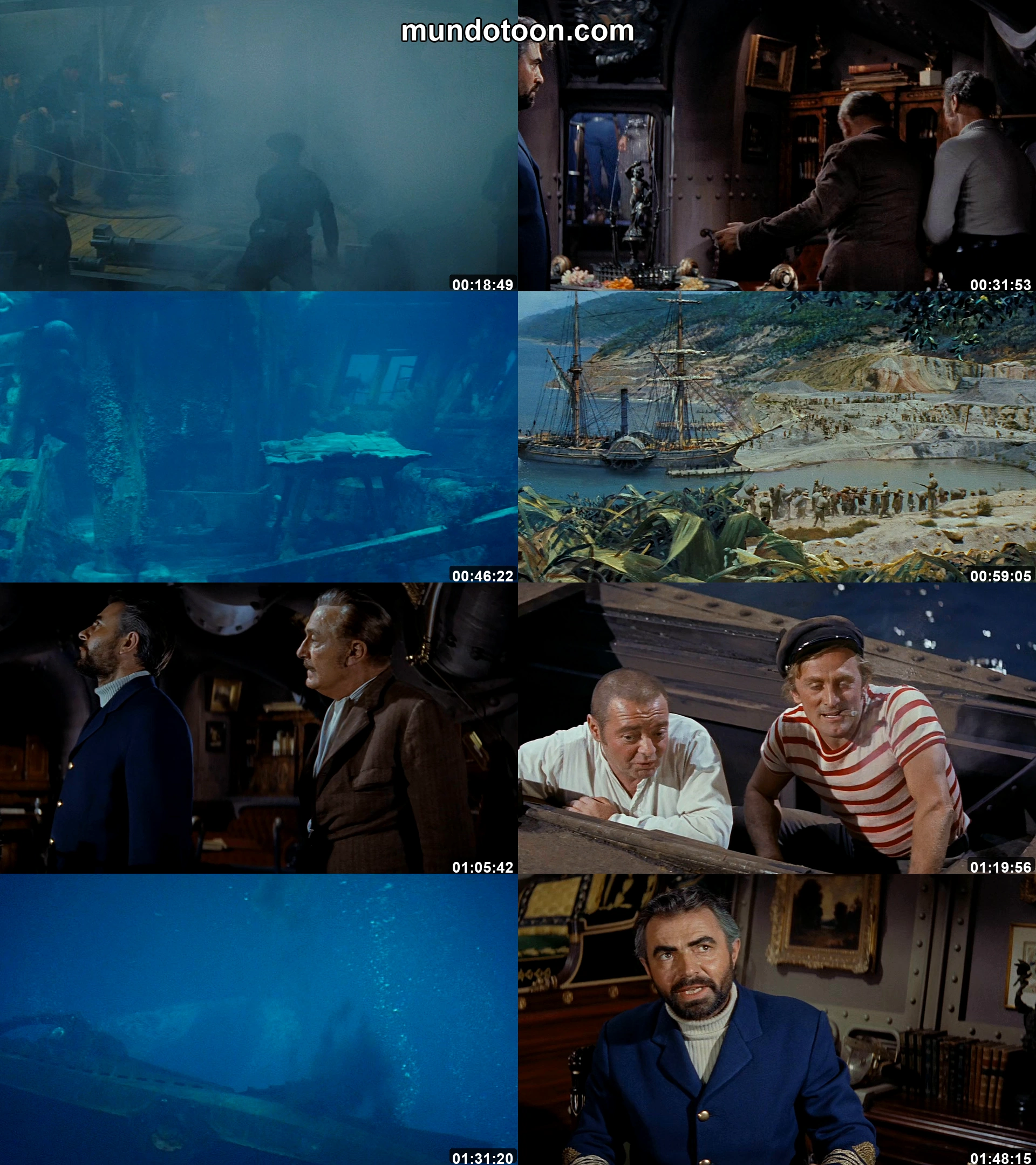 Captura 1 de Veinte mil leguas de viaje submarino - Audio Español Latino 1080p Completa