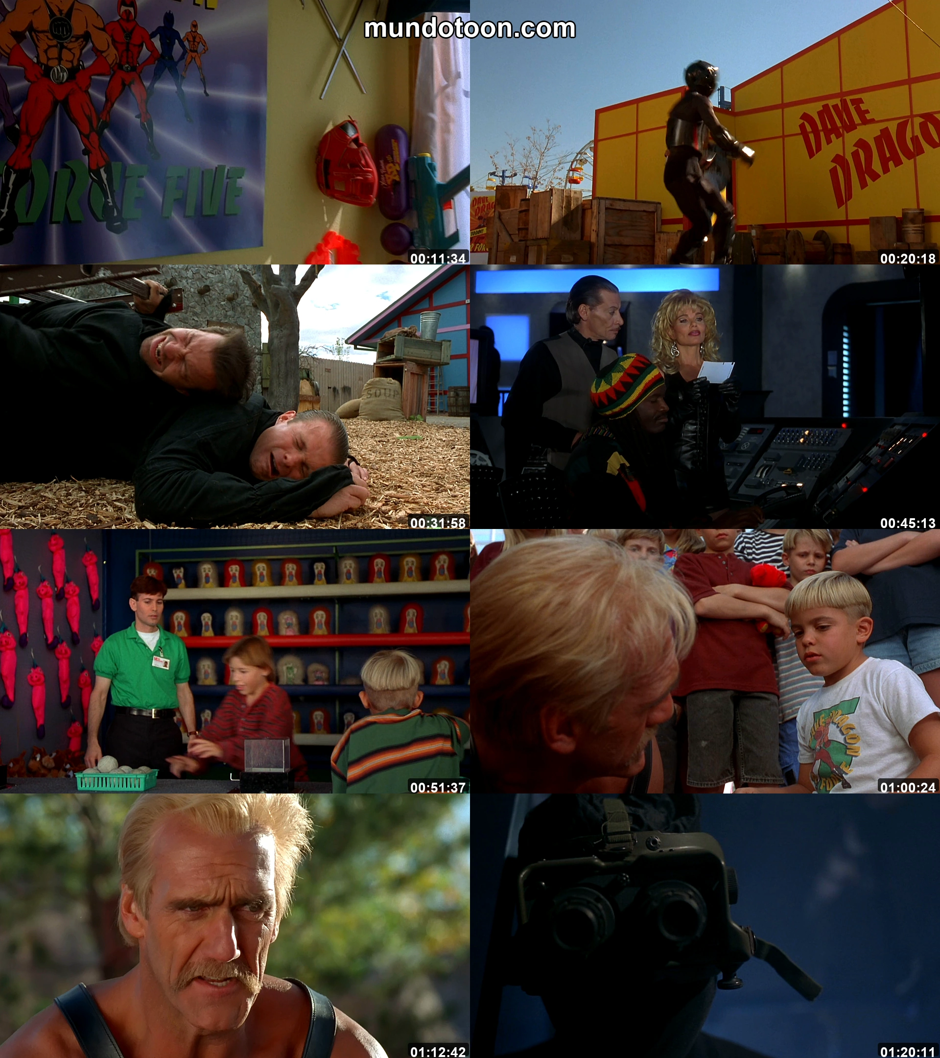 Captura 1 de 3 Ninjas: Pelea en la Montaña Mágica - Audio Español Latino 1080p Completa