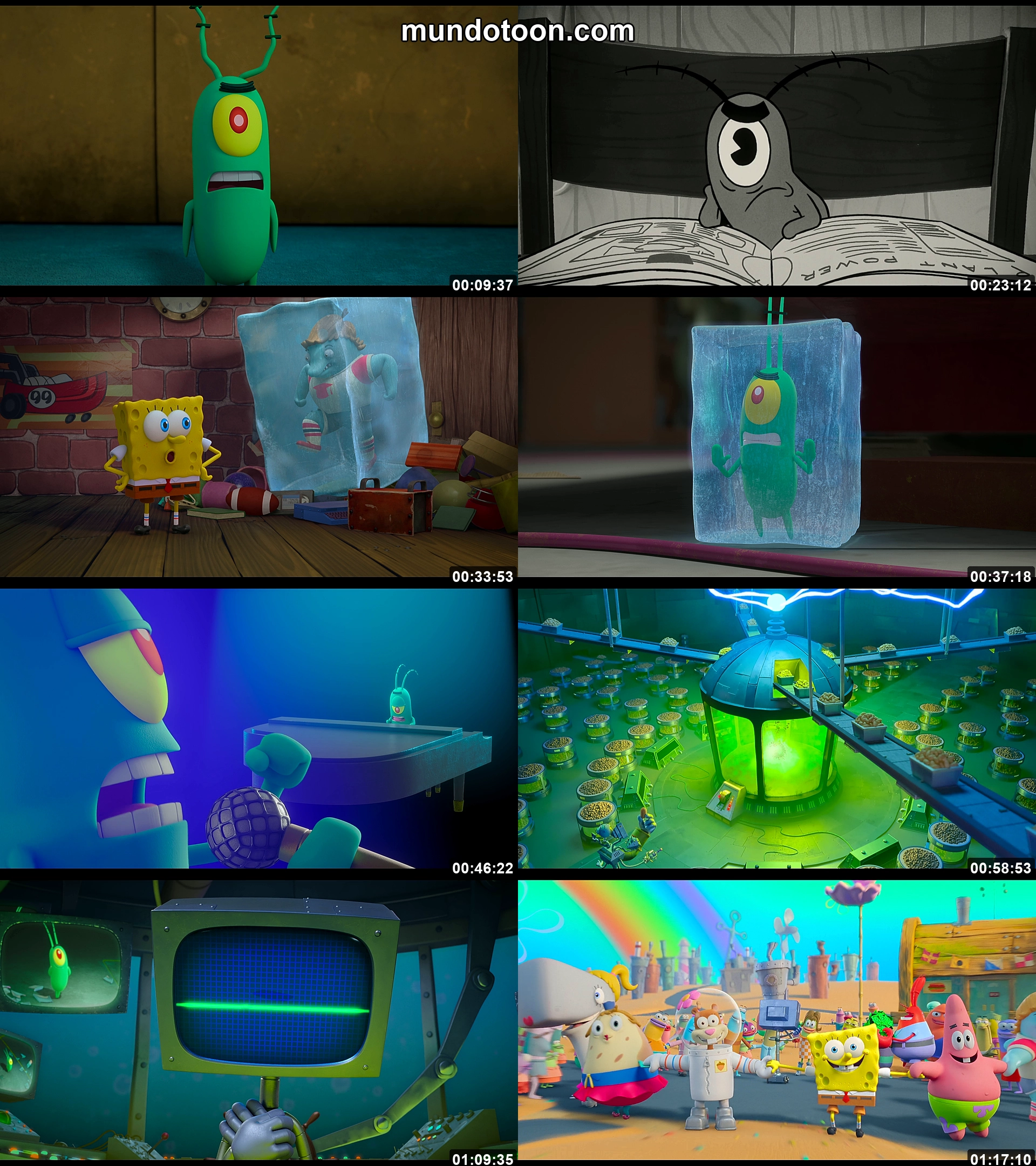 Captura 1 de Plankton: La película - Audio Español Latino 1080p Completa