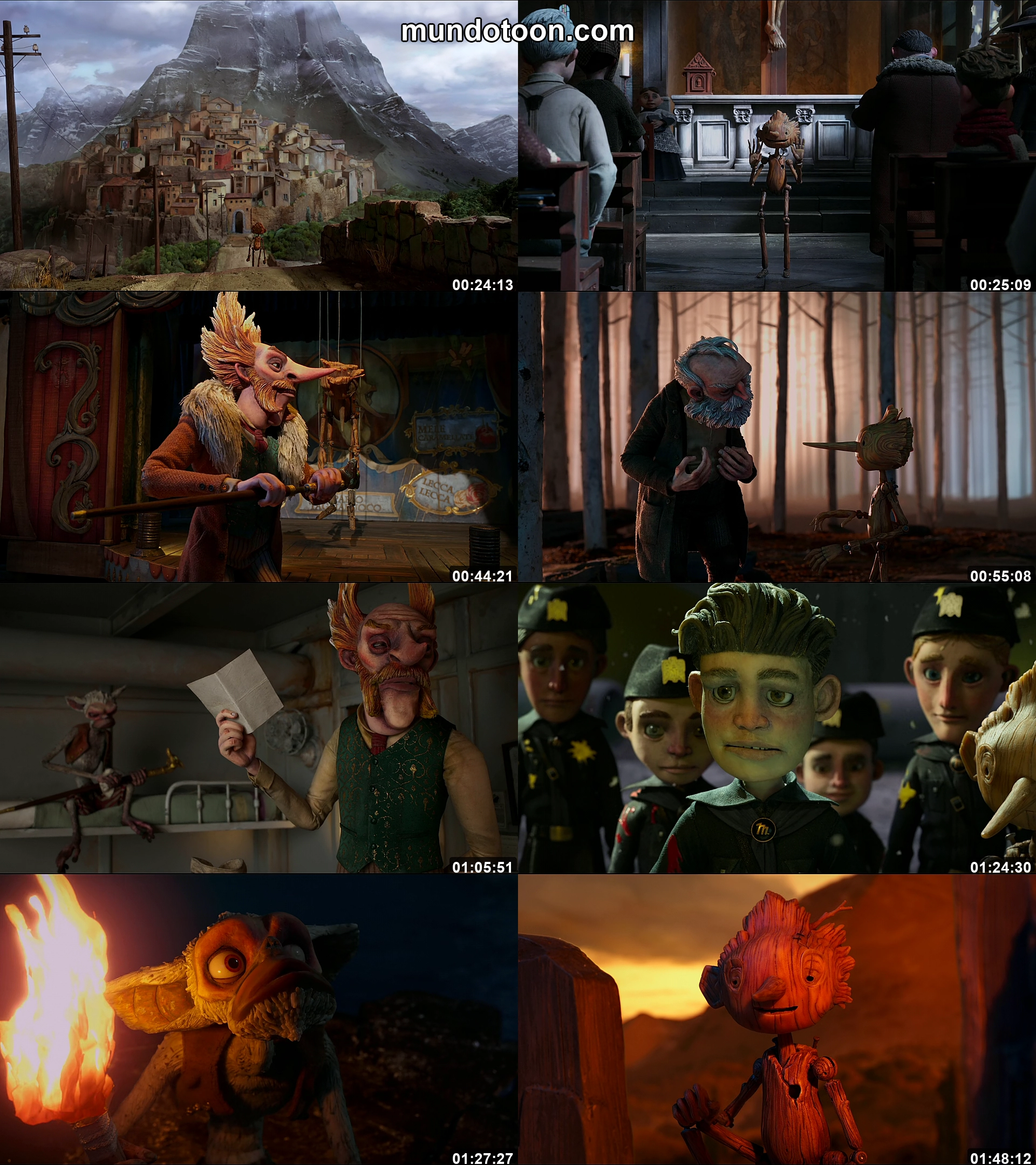 Captura 1 de Pinocho de Guillermo del Toro - Audio Español Latino 1080p Completa