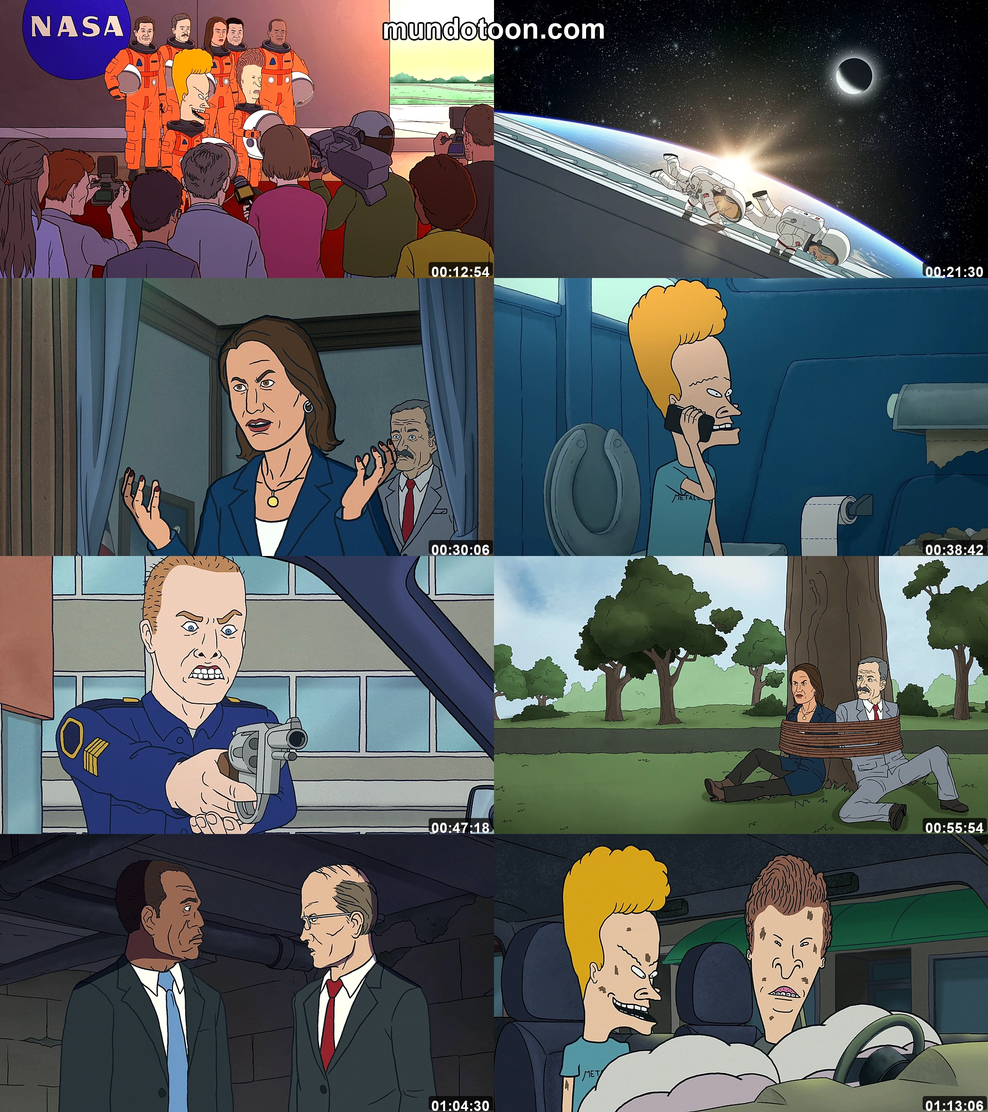 Captura 1 de Beavis y Butt-Head recorren el universo - Audio Español Latino 1080p Completa