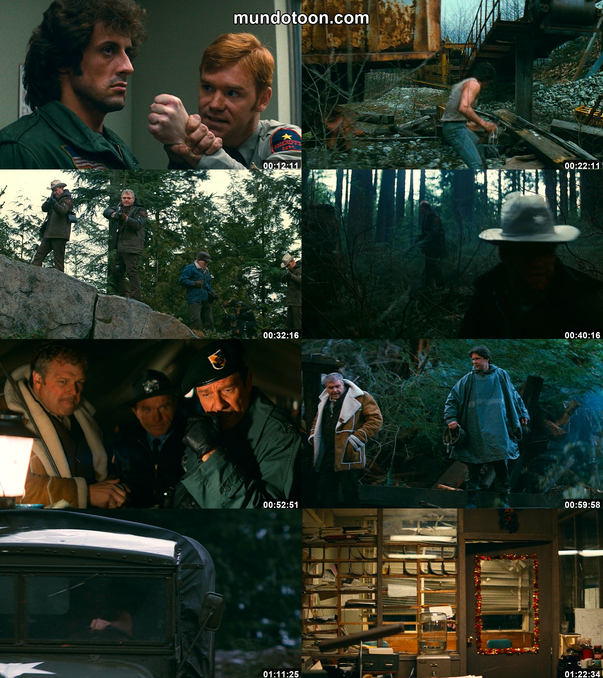 Captura 1 de Rambo: Acorralado - Audio Español Latino 1080p Completa