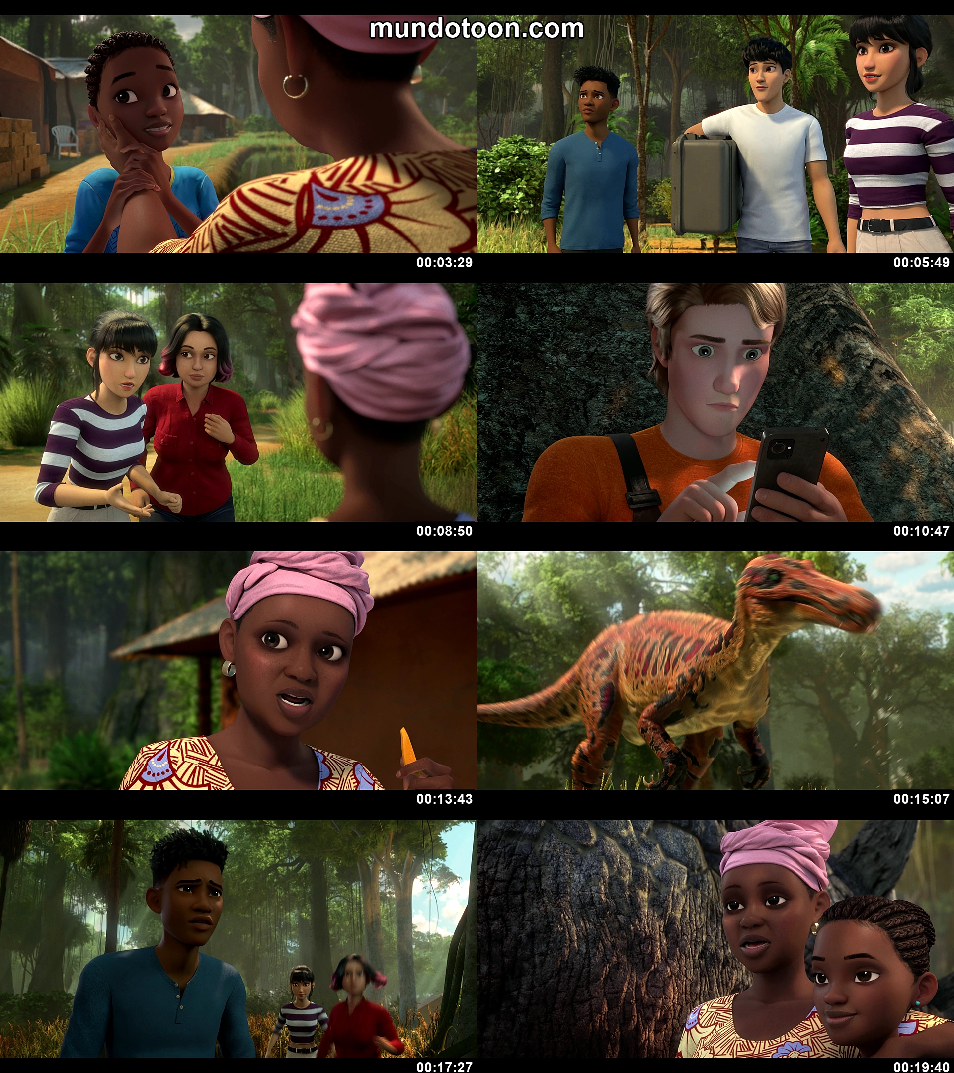 Captura 1 de Jurassic World: Teoría del Dinocaos - Audio Español Latino 1080p Completa