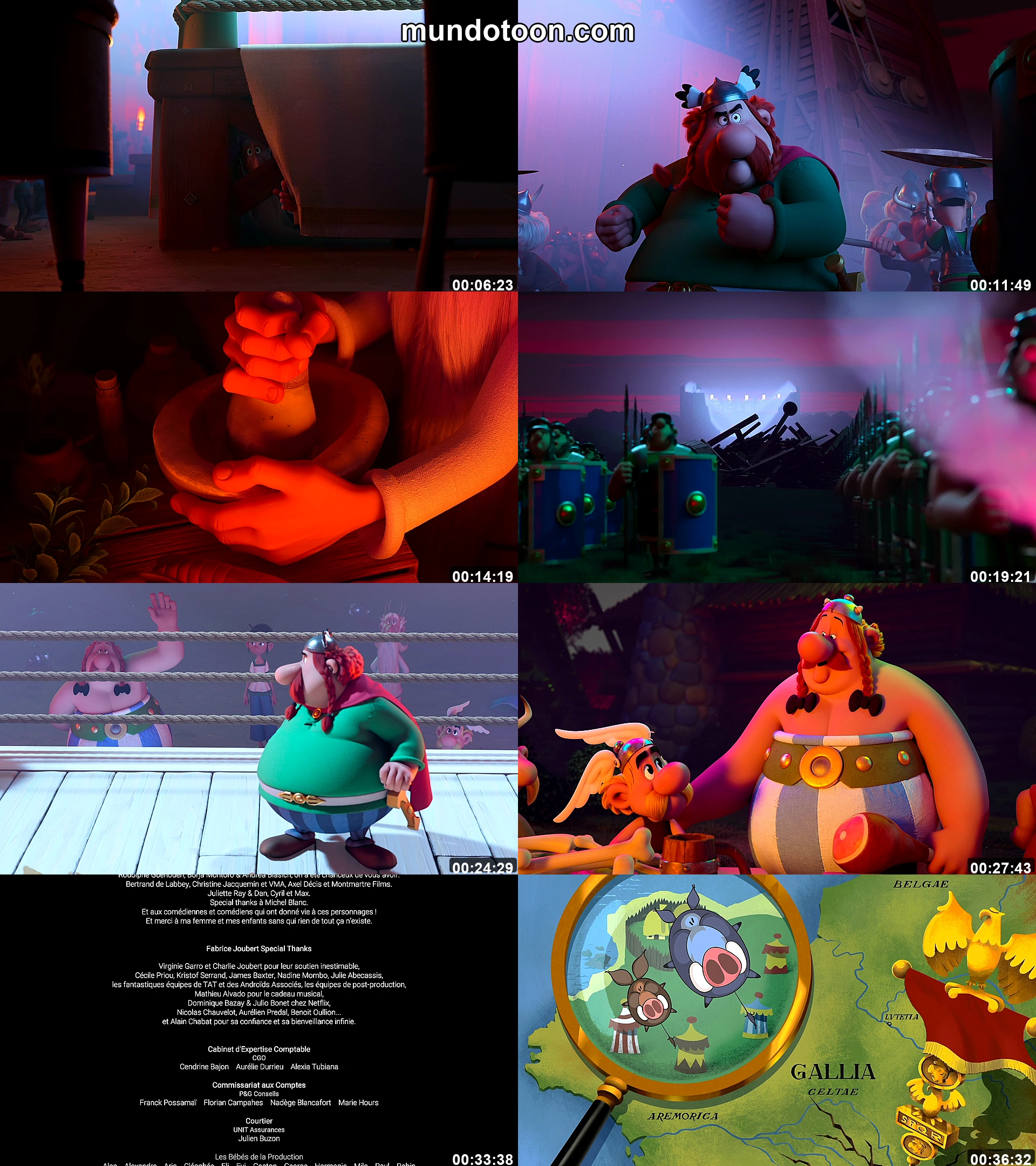 Captura 1 de Astérix y Obélix: El combate de los jefes - Audio Español Latino 1080p Completa